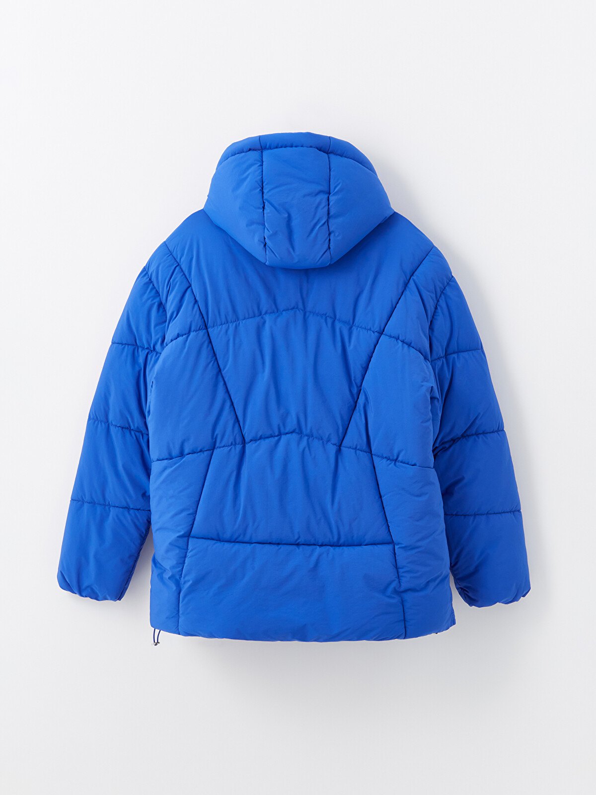 定価48000円 THE FABRIC WORK DOWN JKT blue LCW Vision Дута куртка оверсайз для жінок з капюшоном, проста
