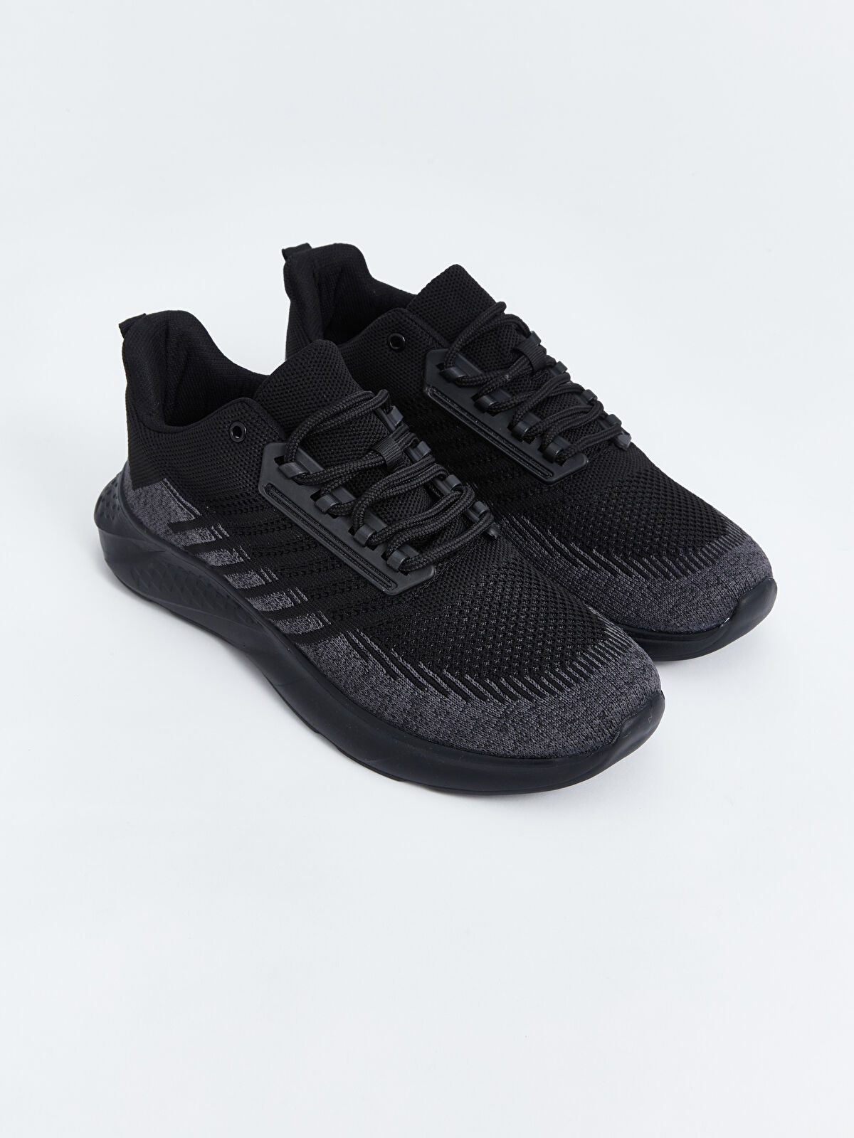 XSIDE Siyah File Detaylı Bağcıklı Erkek Spor Ayakkabı - W40923Z8