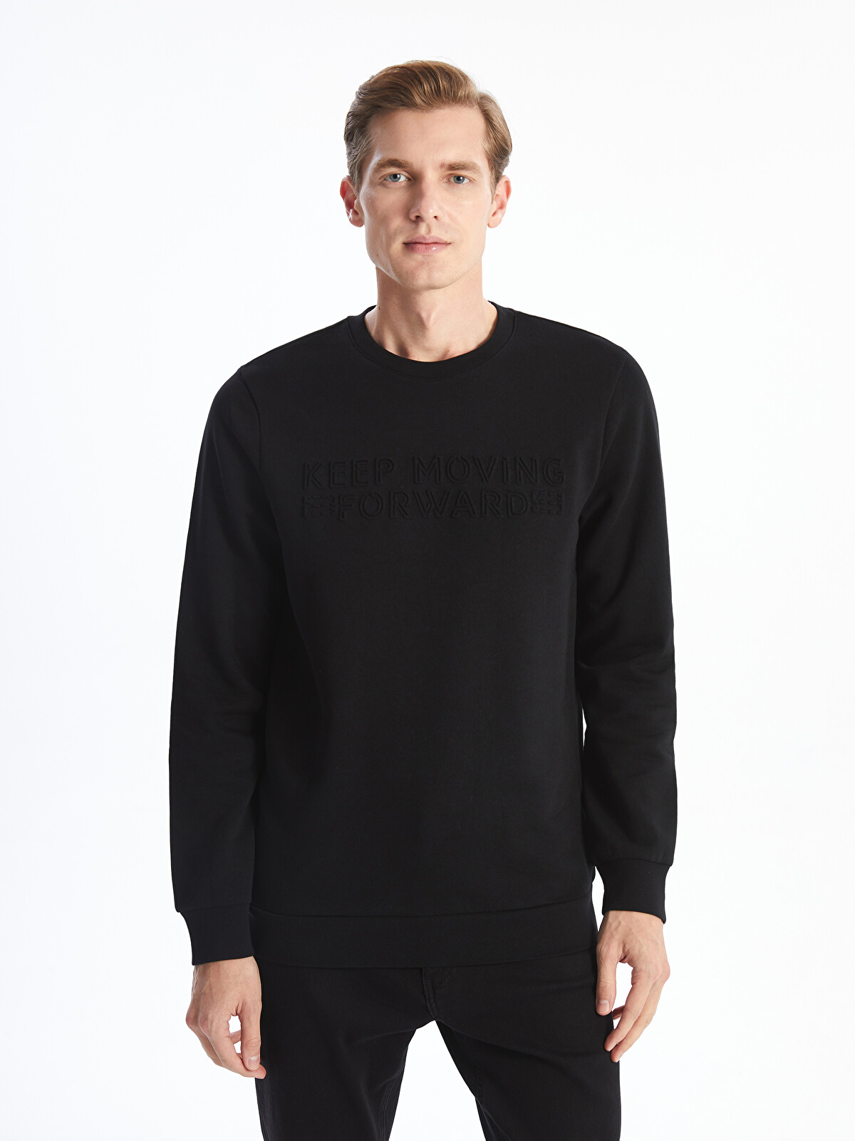 LCWAIKIKI Classic Crew Neck Long Sleeve Men's Thick Sweatshirt
