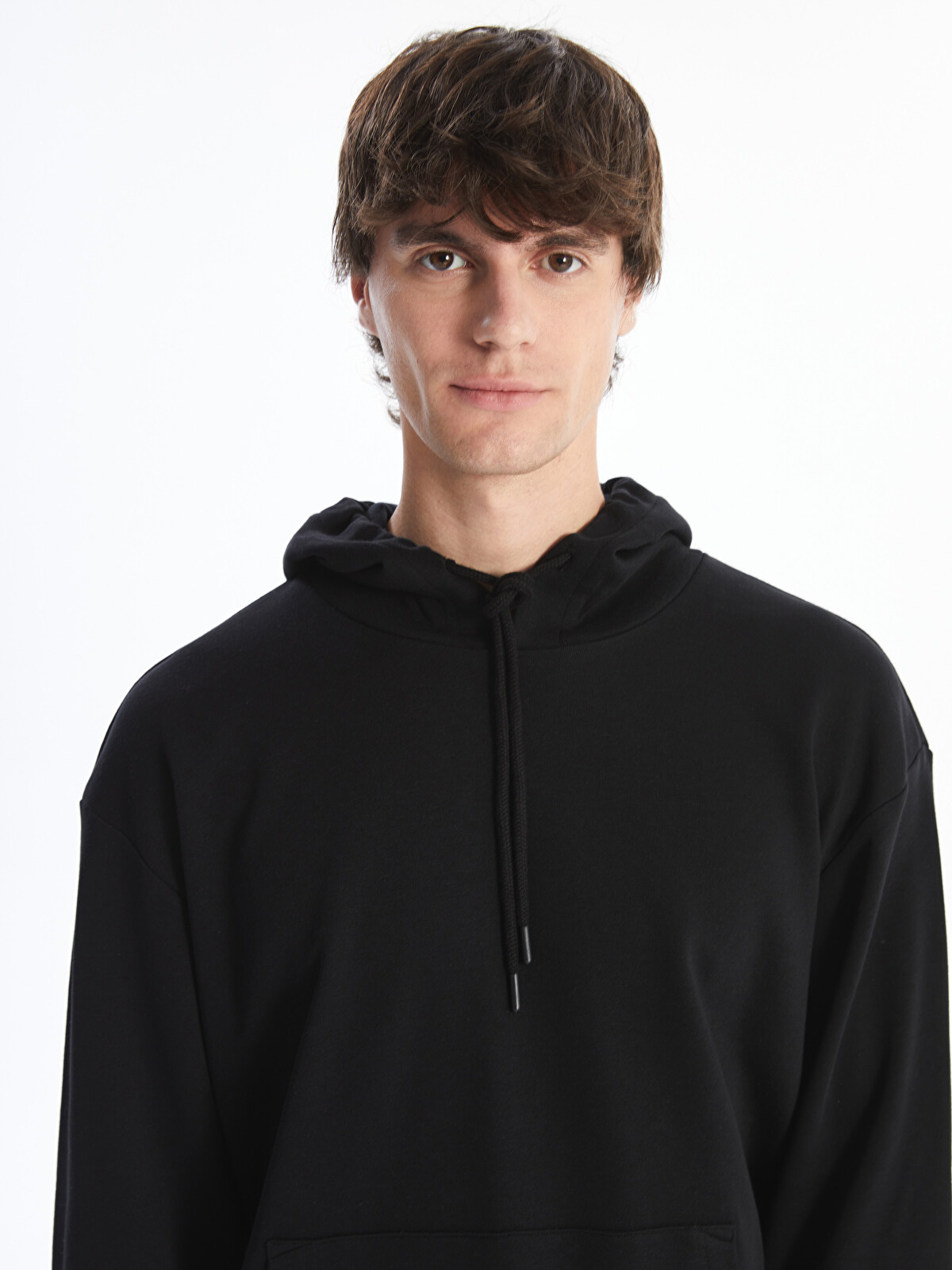 XSIDE Long Sleeve Men's Hoodie - W41589Z8-CVL | LC Waikiki
