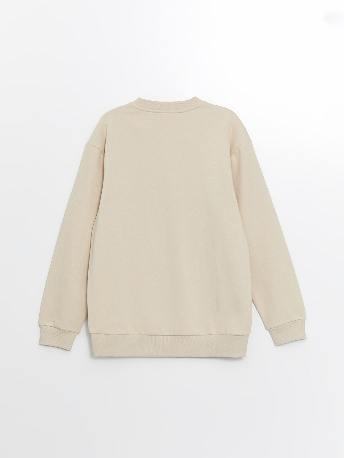 Crew Neck Printed Men's Thick Sweatshirt -W42366Z8-YFT - LC