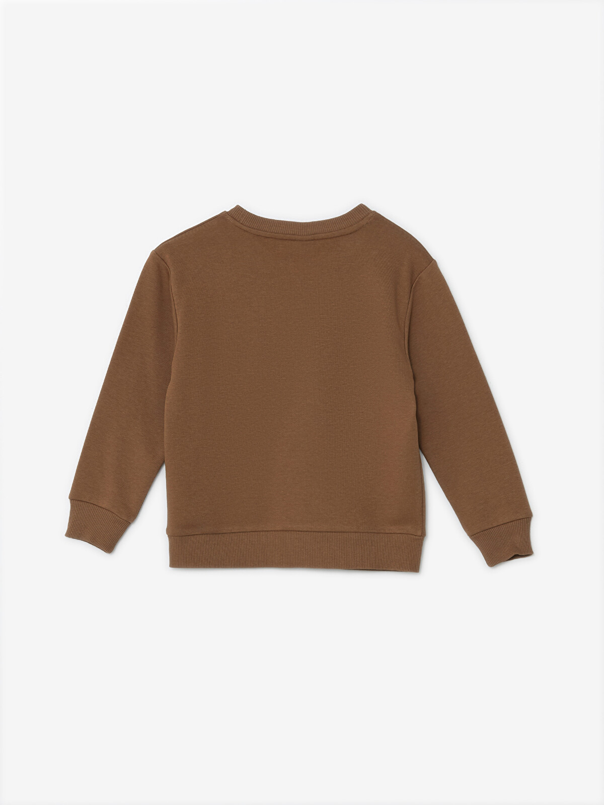 LCW Kids Bisiklet Yaka Baskılı Uzun Kollu Erkek Çocuk Sweatshirt