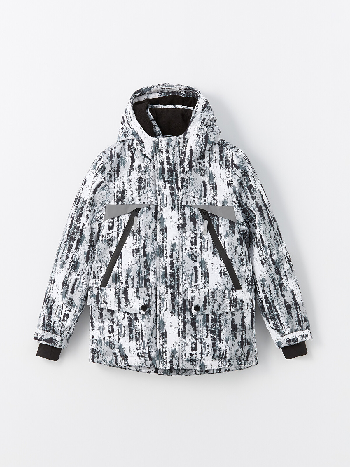 LCW Kids Kapüşonlu Erkek Çocuk Kayak Montu - W44348Z4-LU7 | LC Waikiki