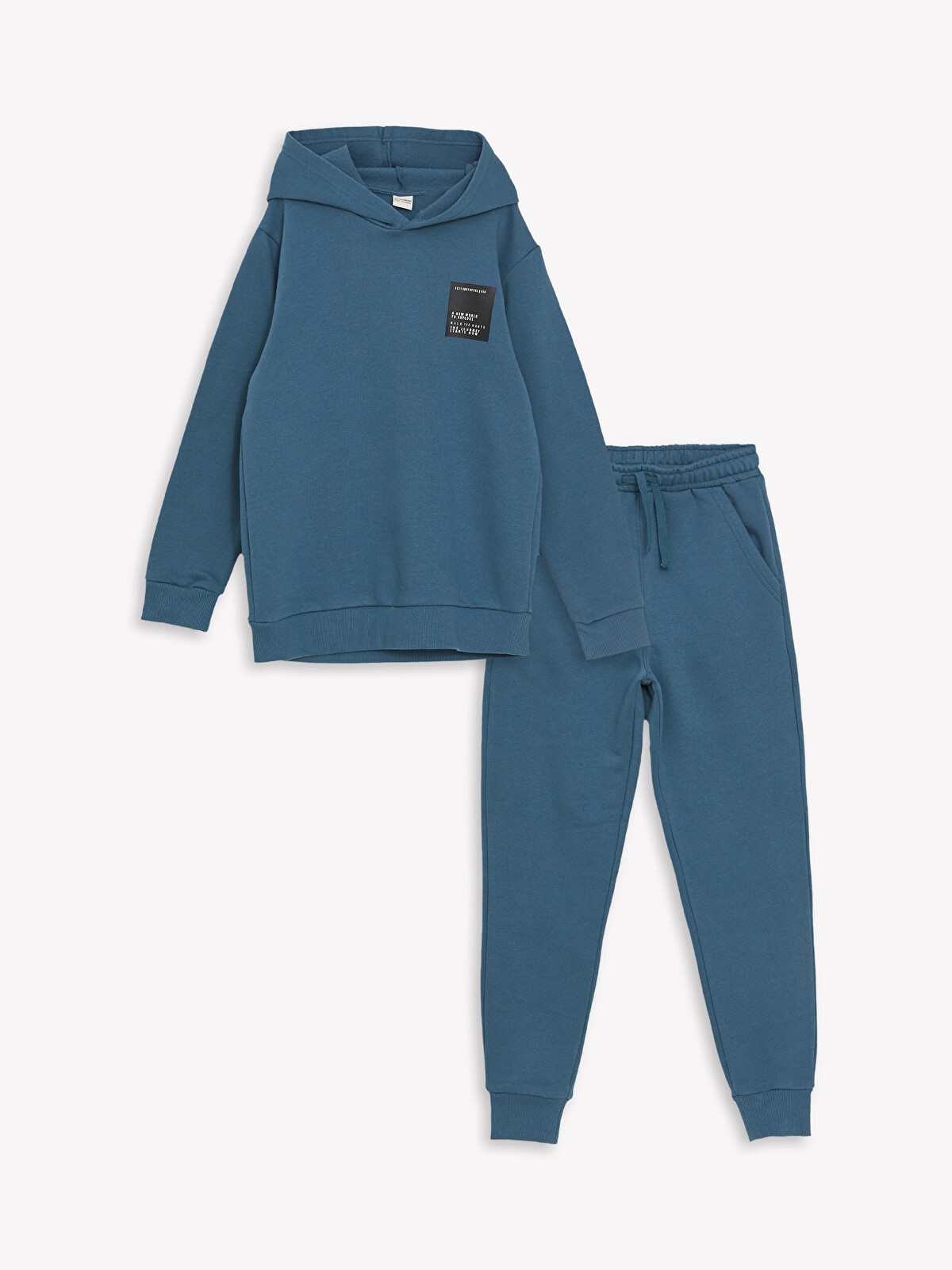 LCW Kids Printed Long Sleeve Boys' Hoodie and Sweatpants
