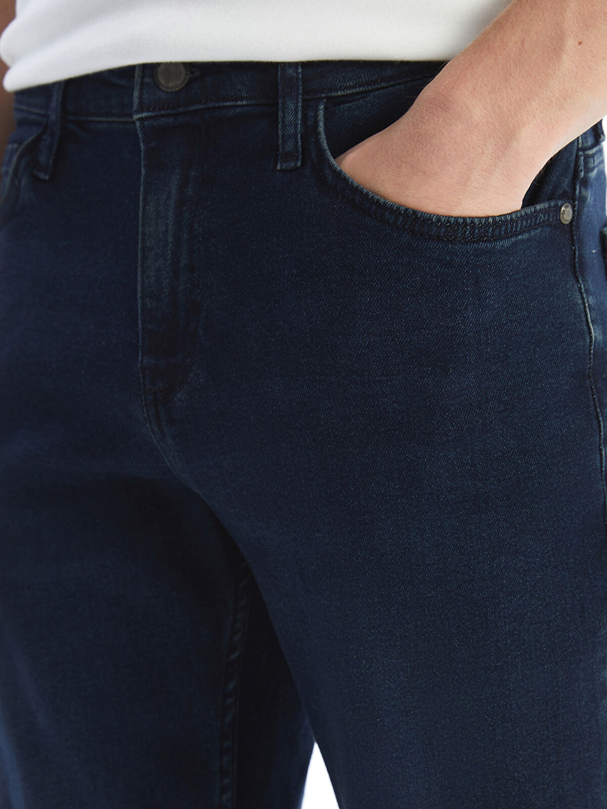 İndigo 790 Rahat Kalıp Erkek Jean Pantolon - W48834Z8-309 | LCW