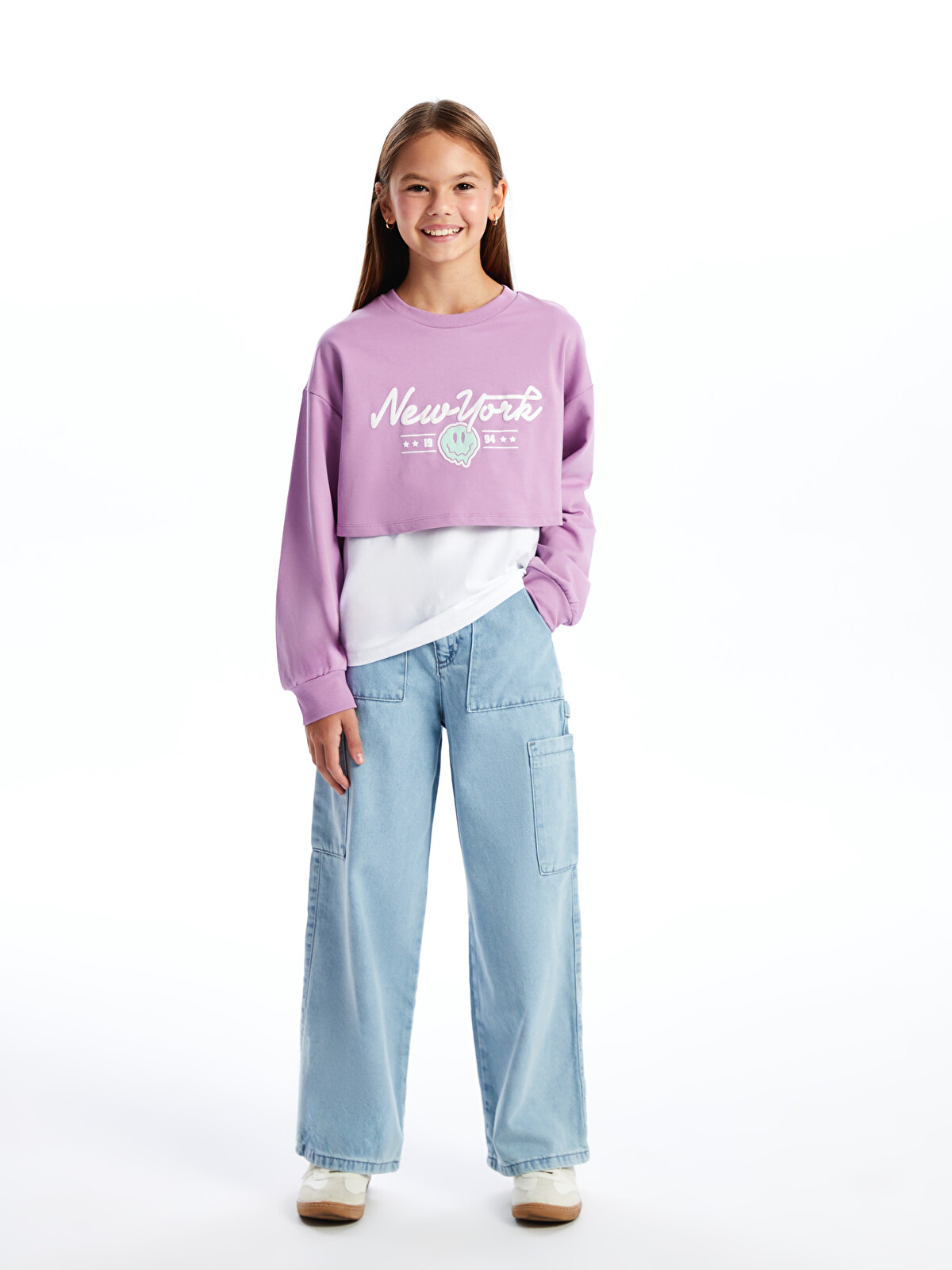 Trikotaj sweatshirt — yasəmən
