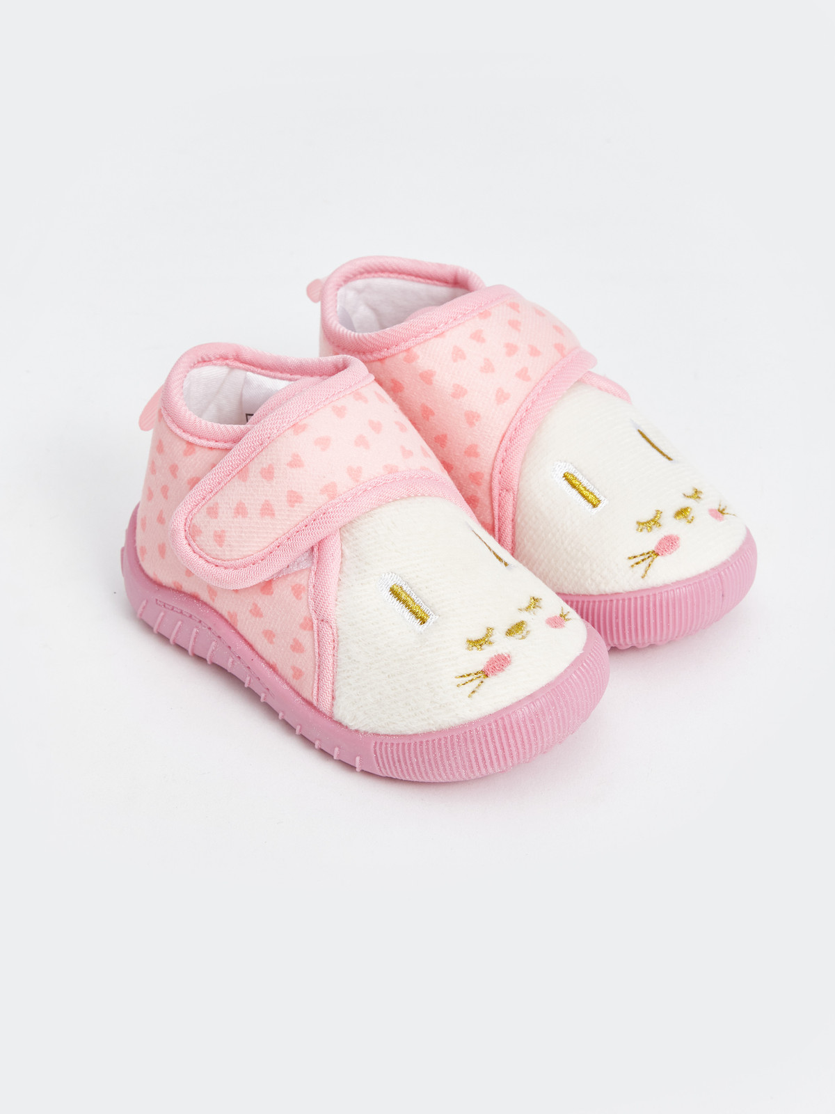LCW STEPS Nakış Detaylı Kız Bebek Panduf - W49801Z1-DMQ | LC Waikiki