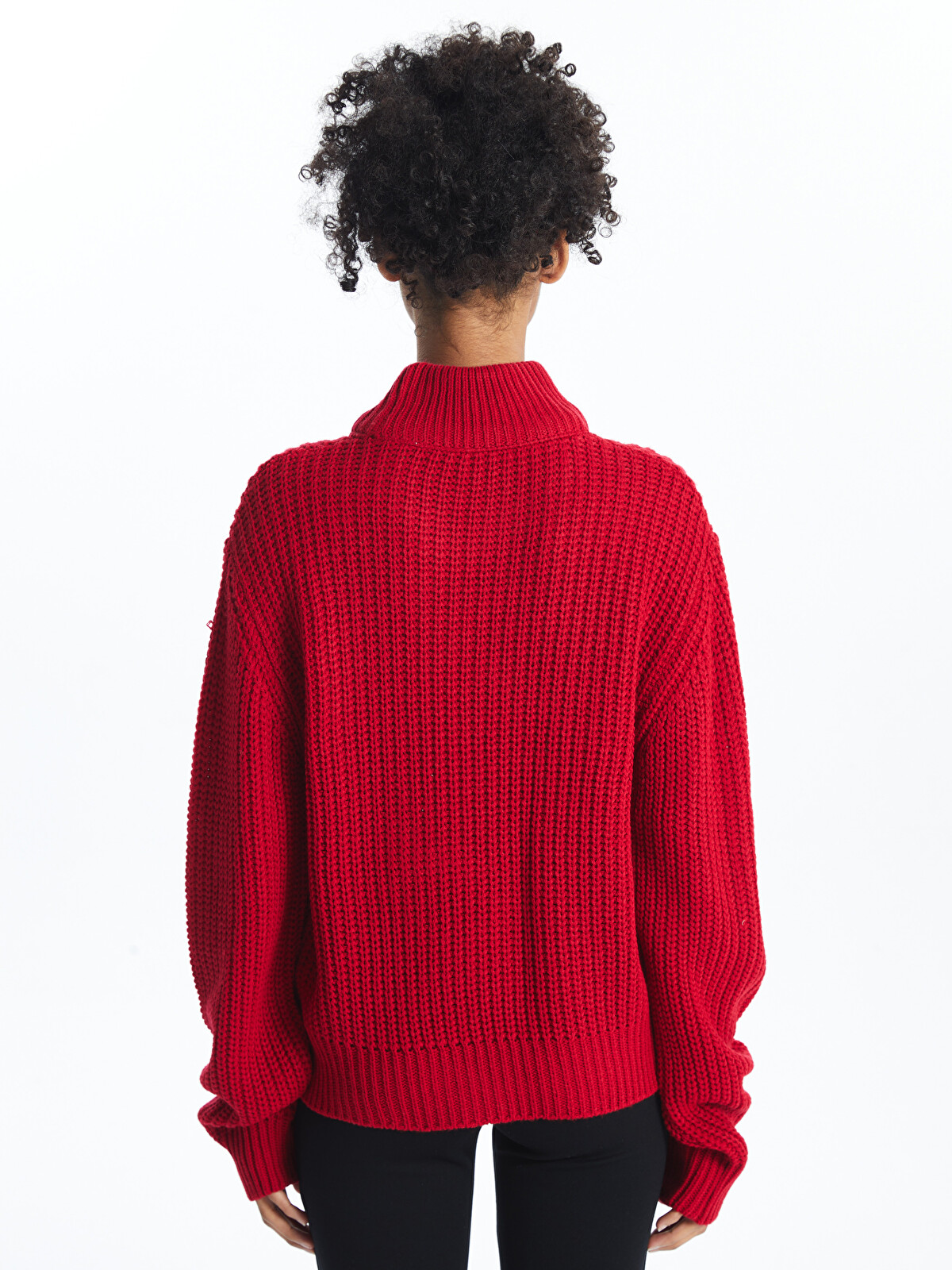 XSIDE Half Turtleneck Women's Knitwear Sweater - W4AK25Z8-HNK | LC