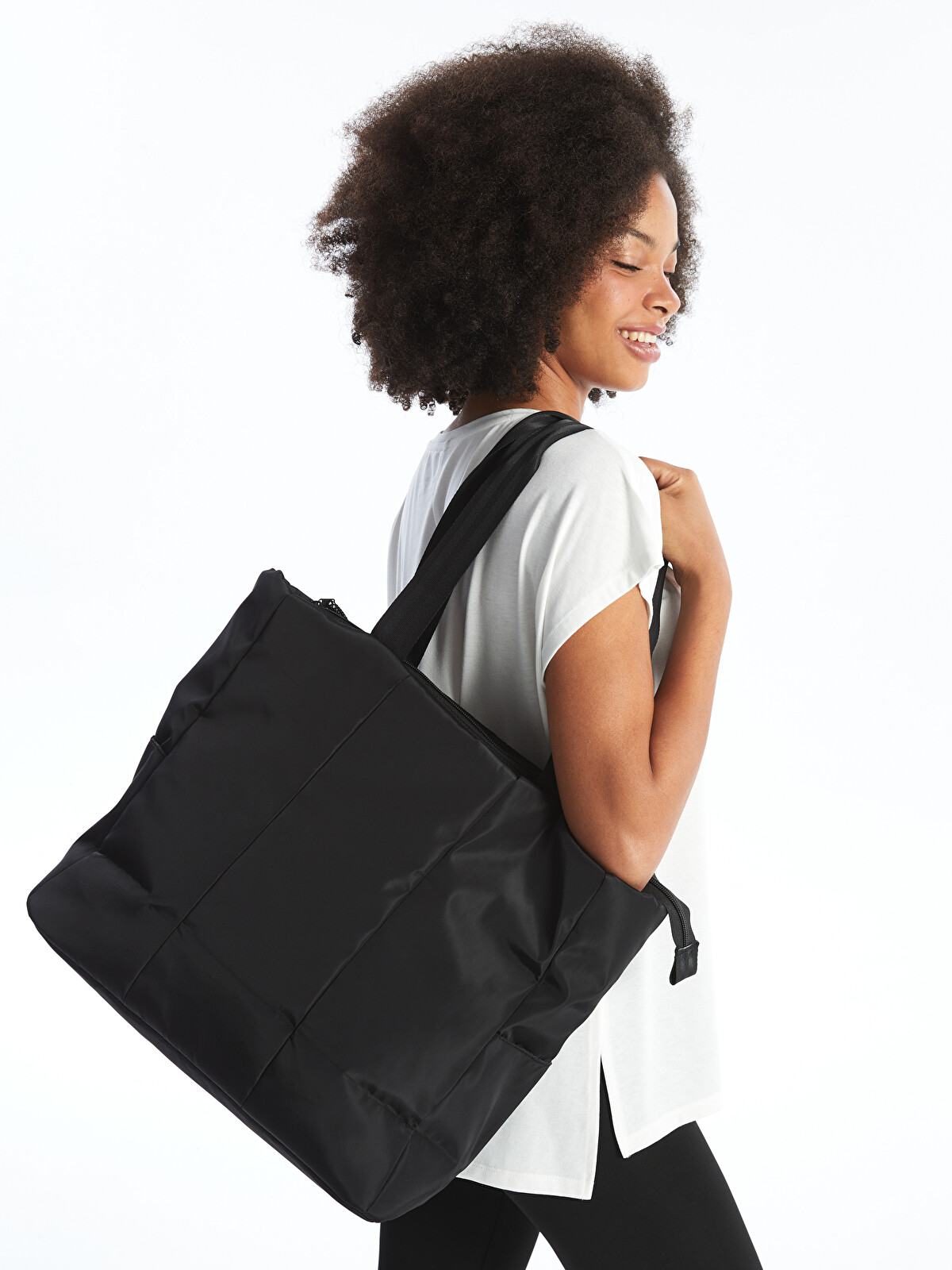LCW ACCESSORIES Fermuarlı Kadın Omuz Çantası - W4BO54Z8-RQL | LCW