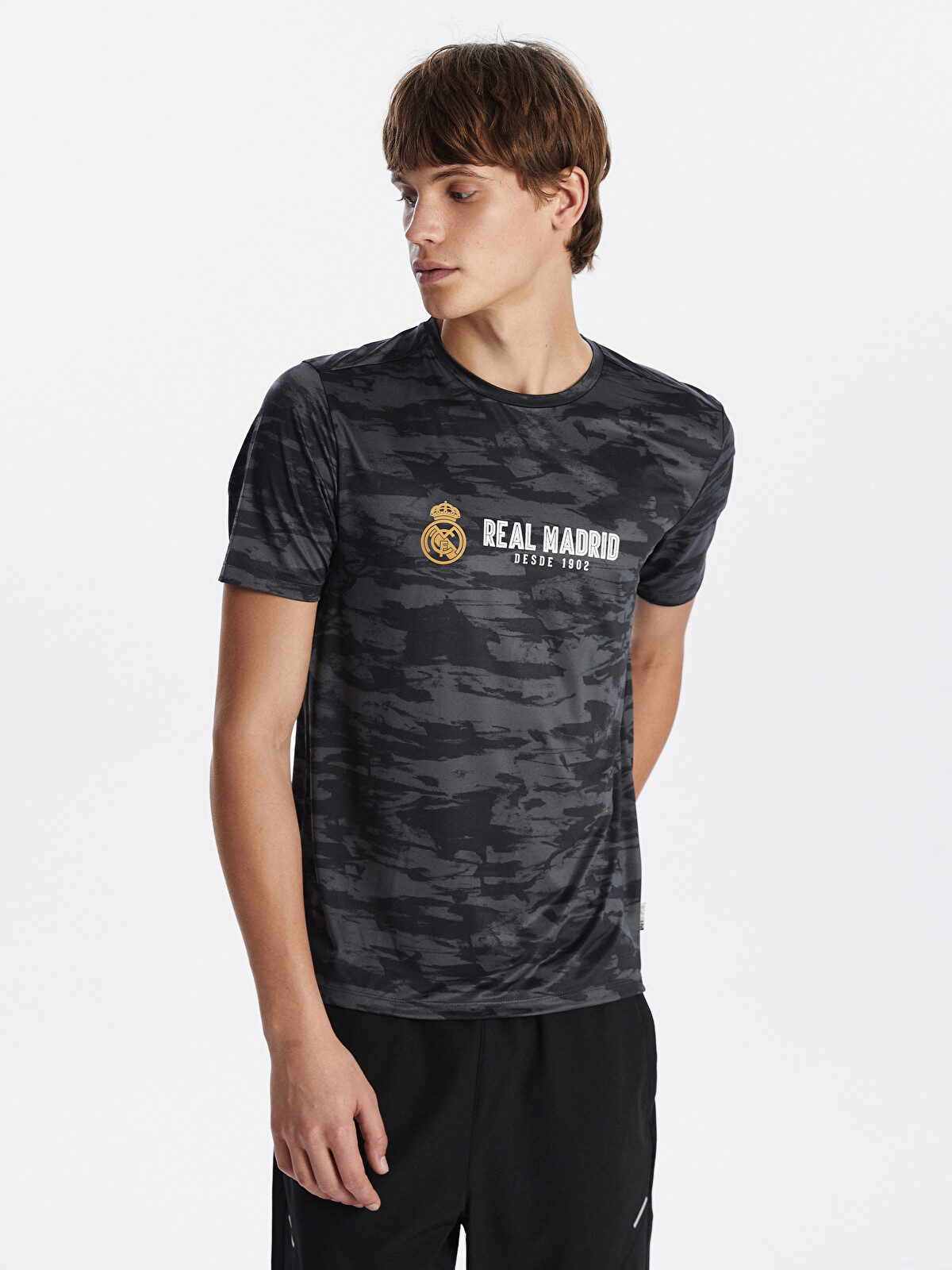 XSIDE ACTIVE Bisiklet Yaka Kısa Kollu Real Madrid Baskılı Erkek