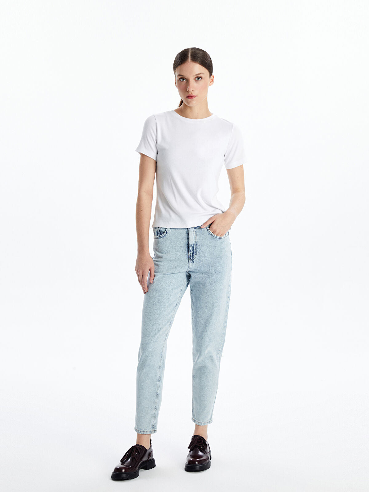 LCW Jeans Mom Fit Women's Jeans - W4CS32Z8-311 - LC Waikiki