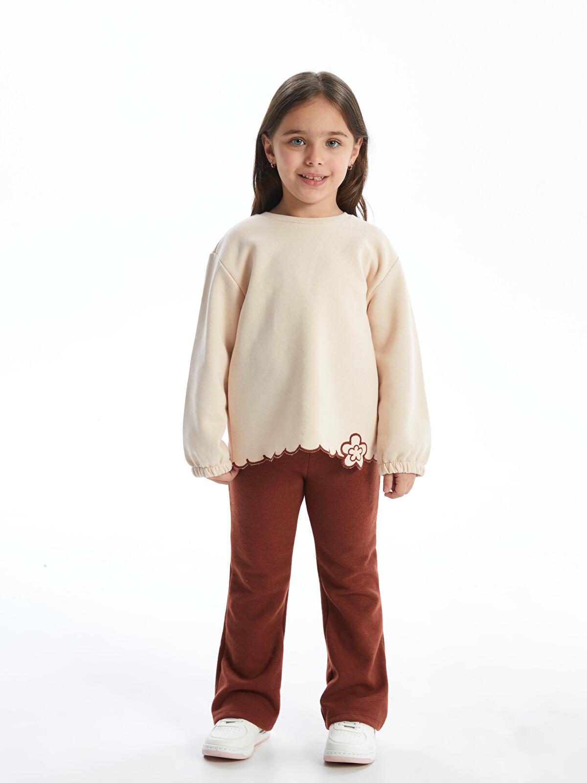 クールガール LCW Kids Floral Girls' Sweatshirt and Leggings 2 Pack - W4DB77Z1