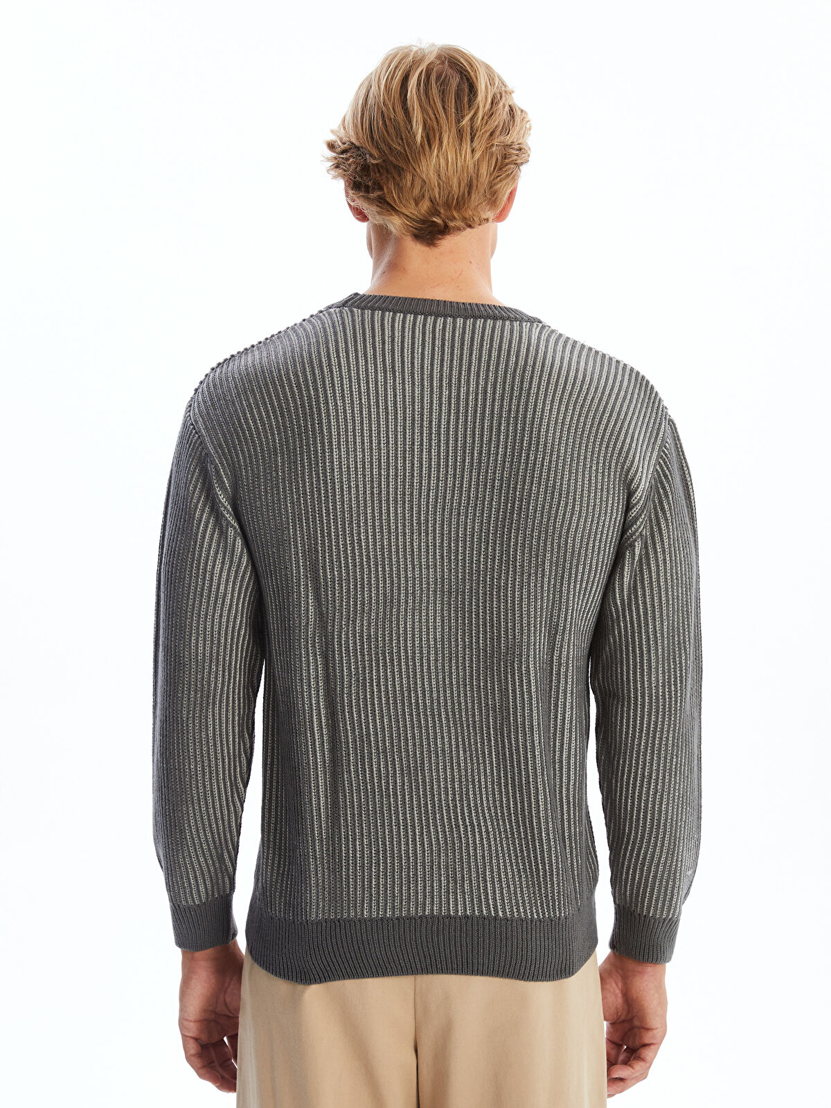 トップス YOKE STILL JACQUARD CREWNECK size2 Crewneck Jacquard Sweater | GUESS