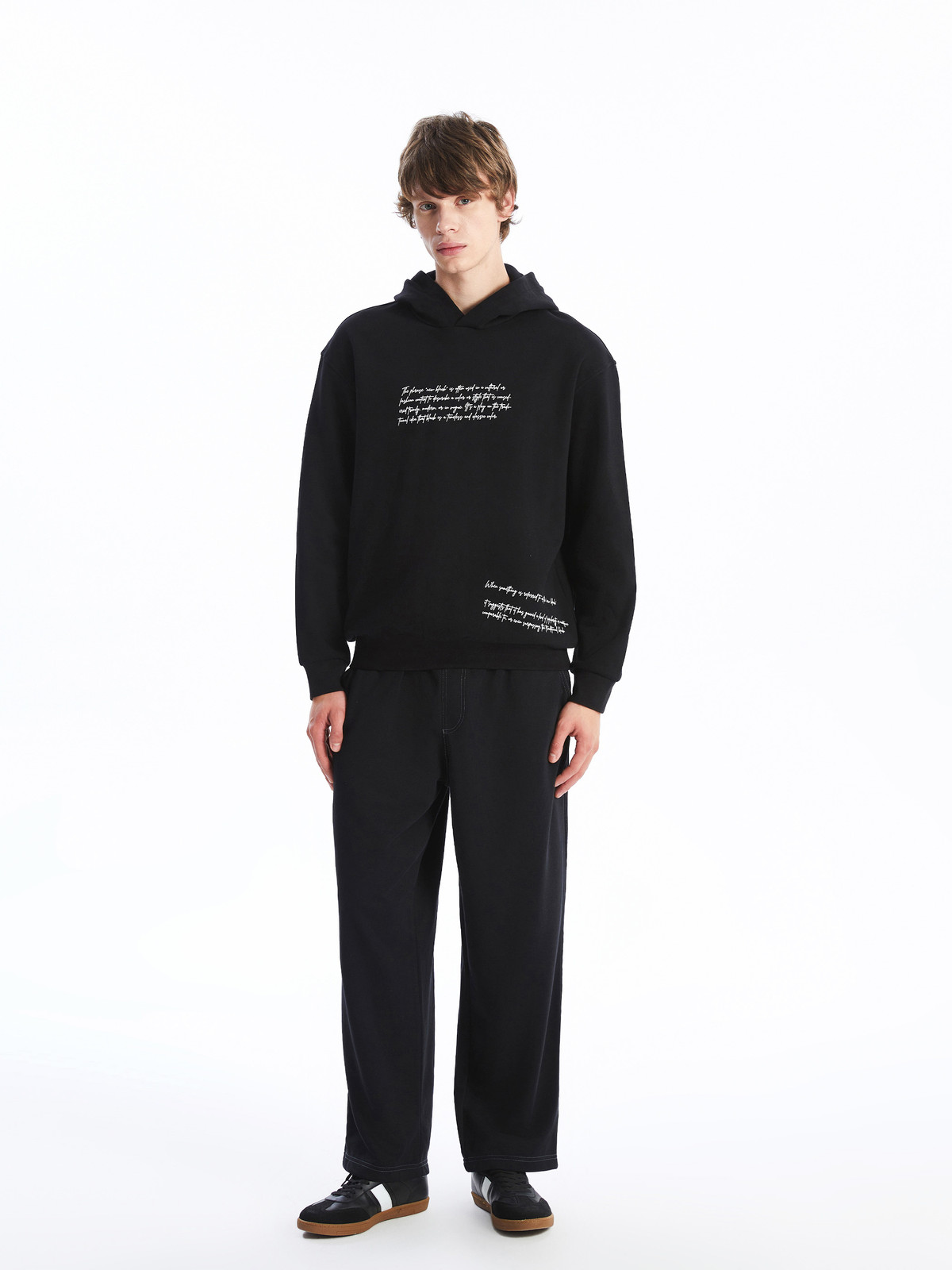 XSIDE Long Sleeve Printed Thick Men's Thick Hoodie - W4DK61Z8-CVL