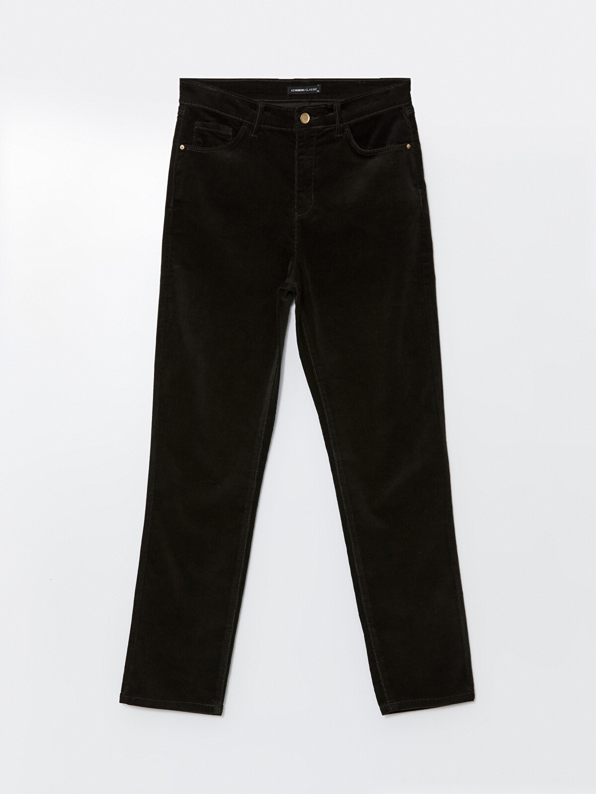 LCWAIKIKI Classic Dar Fit Kadife Kadın Pantolon
