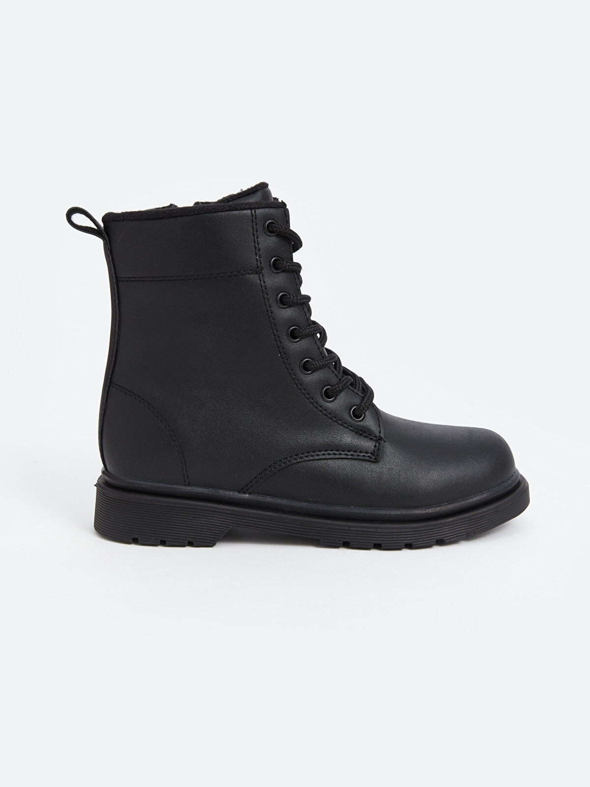 LCW STEPS Faux Leather Lace-up And Zipper Boys' Boots - W4EH13Z4