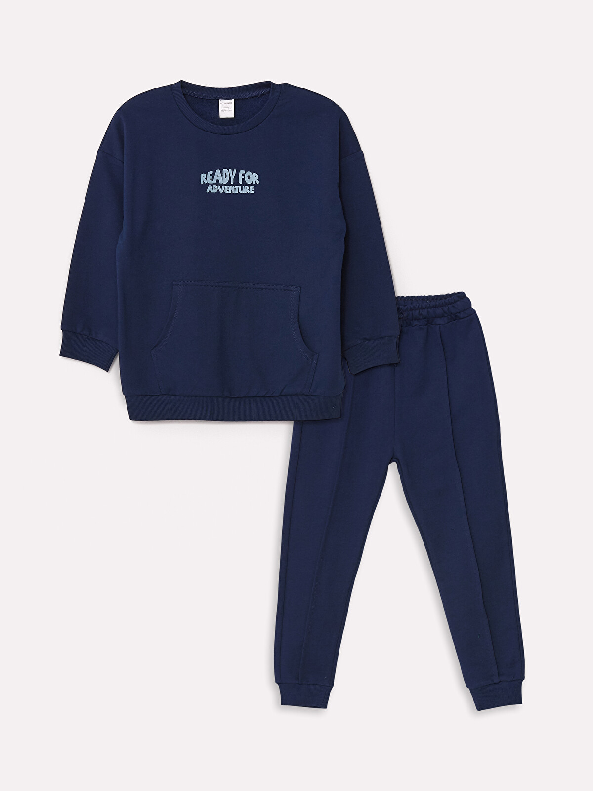 LCW Kids Bisiklet Yaka Erkek Çocuk Sweatshirt Ve Eşofman Alt 2'li