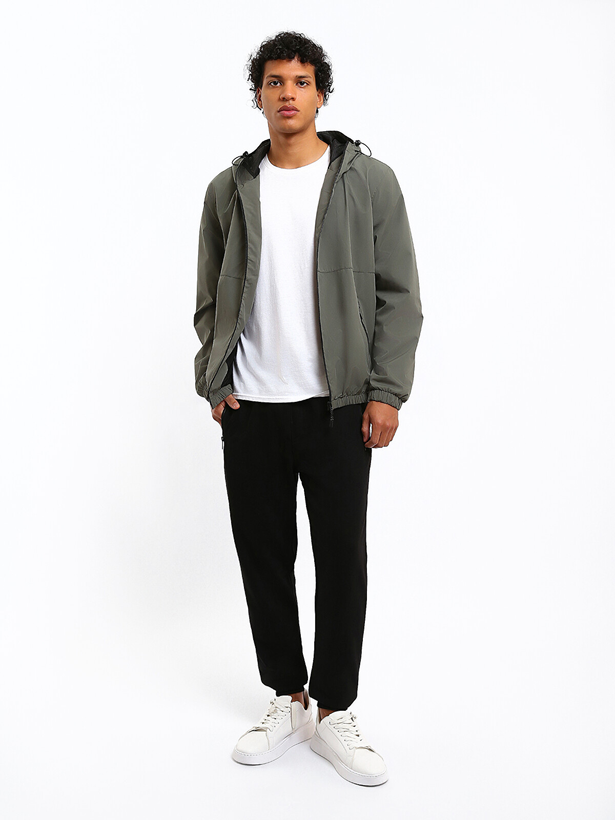 XSIDE Standard Fit Hooded Men's Coat - W4GV91Z8-HCZ | LC Waikiki