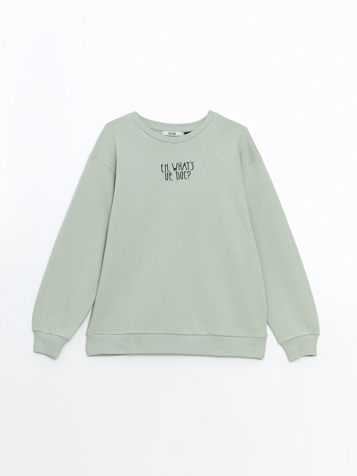 XSIDE Crew Neck Bugs Bunny Printed Oversize Women's Thick