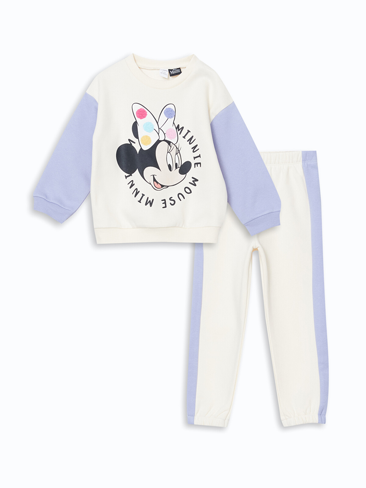 LCW Kids Set Trening Gros Imprimat Minnie Mouse pentru Fete