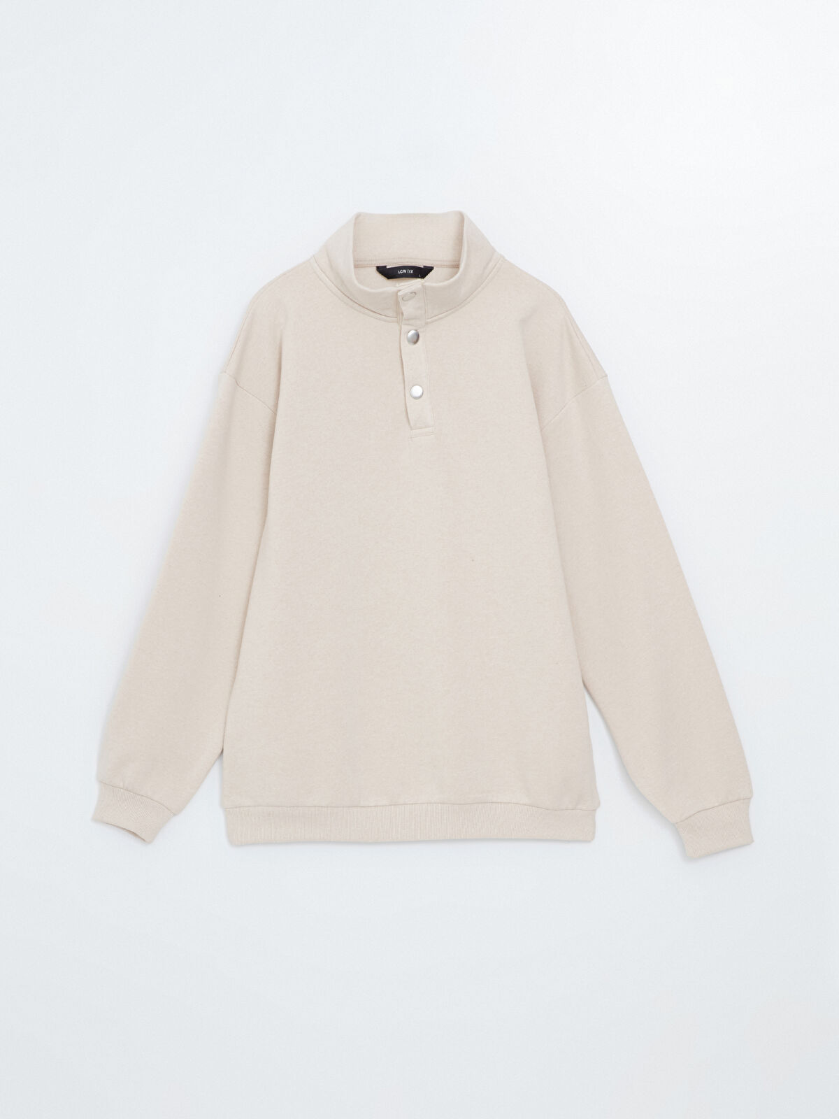 LC Waikiki Funnel Neck Long Sleeve Men's Thick Sweatshirt