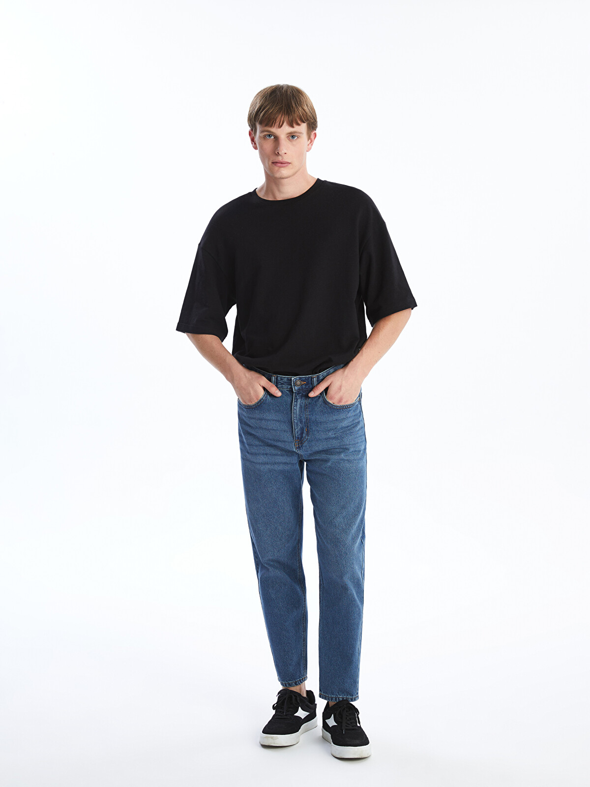 LCW Jeans 710 свободный крой мужские джинсы брюки - W4II64Z8-H45