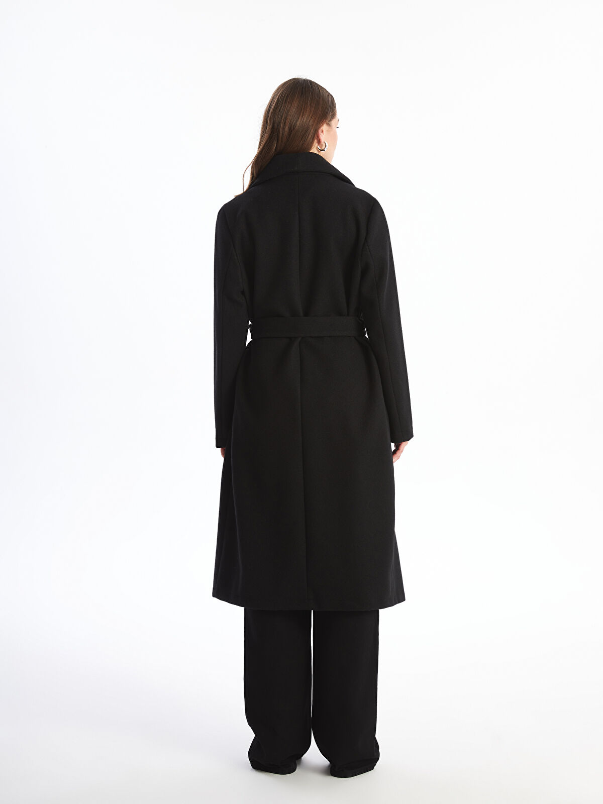 LCWAIKIKI Classic Jacket Collar Women's Cachet Overcoat - W51593Z8 LCWAIKIKI Classic Jacket Collar Women's Cachet Overcoat - W51593Z8