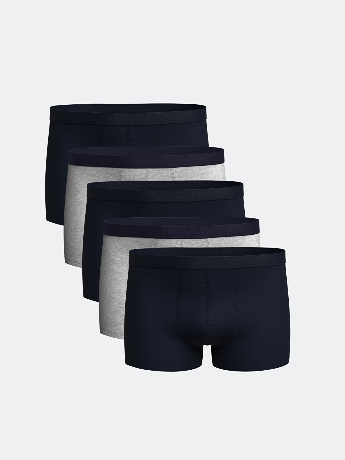 LC WAIKIKI Regular Fit Cotton Stretch Men's Boxer Trunks 5 Pack