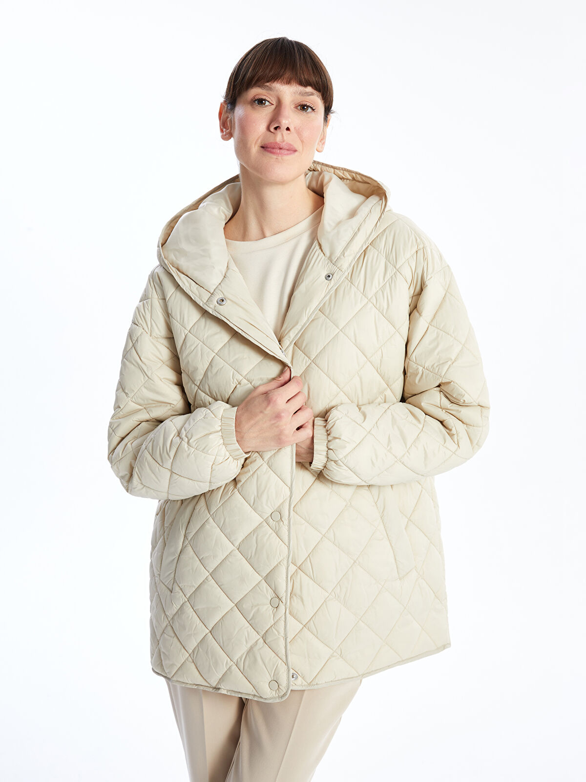【新品未使用】【YOKE】QUILTED  PARKA サイズ2パープル 456_4bc557862d-