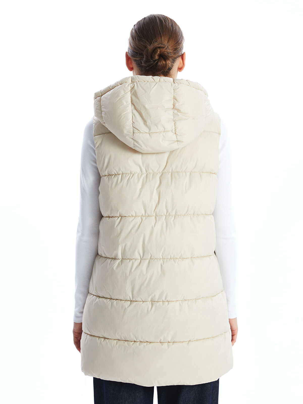 LCWAIKIKI Classic Hooded Women's Puffer Gilet -S50217Z8-FWZ