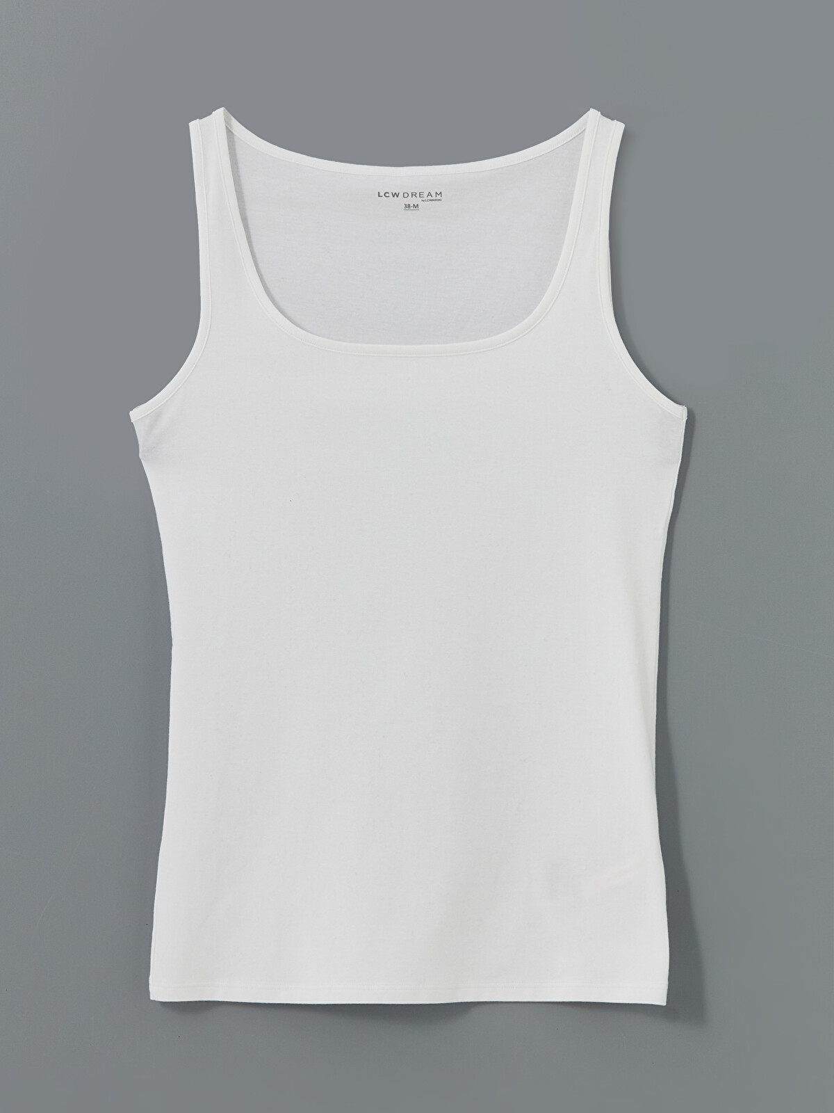 LCW DREAM U Neck Women's Tank Top - S50447Z8-FFB - LC Waikiki