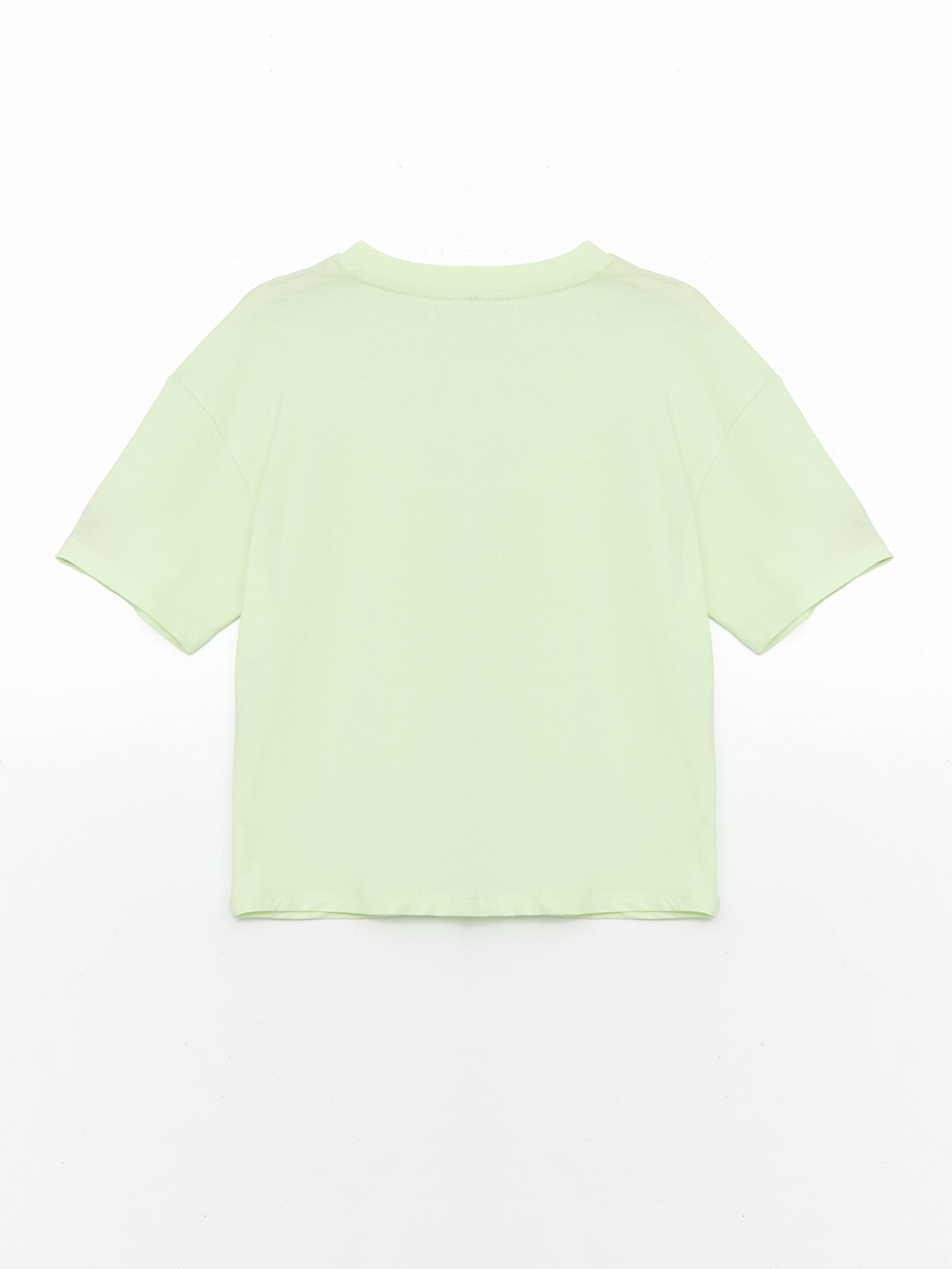 LCW Kids Yeşil Bisiklet Yaka Kız Çocuk Tişört - S50549Z4-YTG | LCW