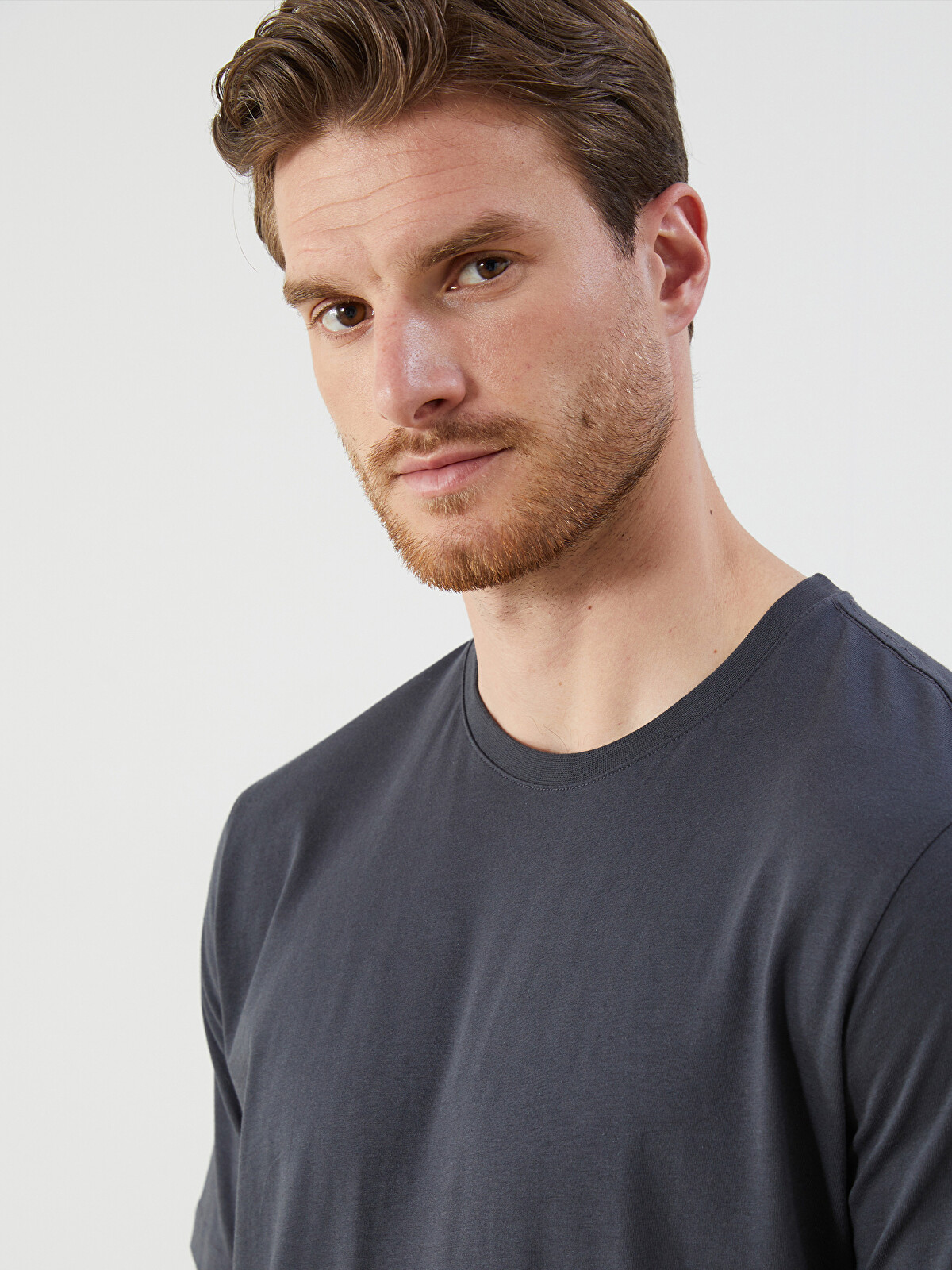 LCWAIKIKI Basic Crew Neck Jersey Men's T-Shirt