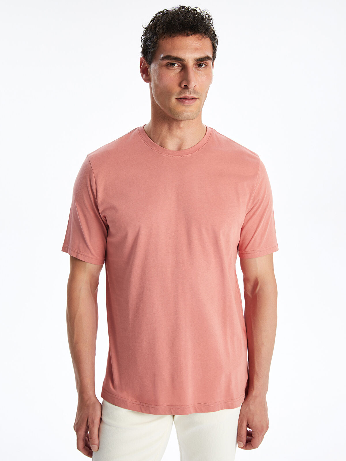 LCWAIKIKI Basic Crew Neck Jersey Men's T-Shirt