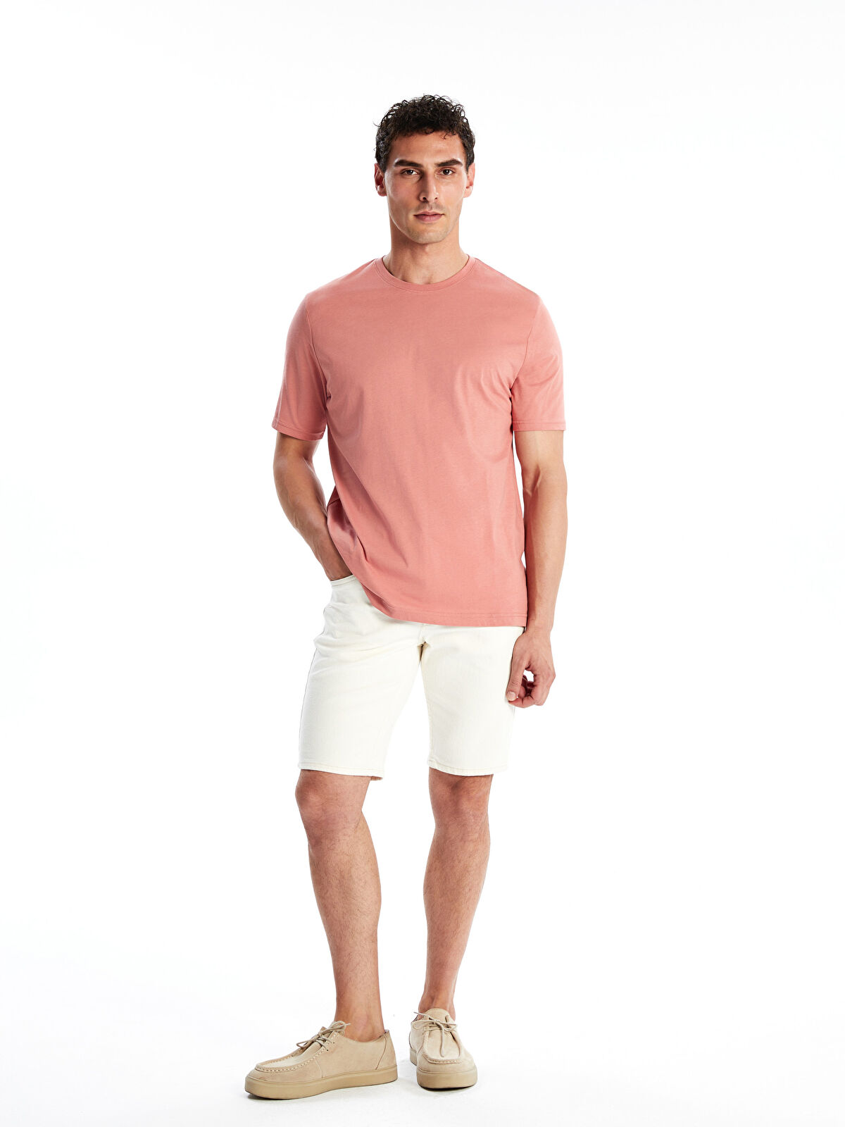 LCWAIKIKI Basic Crew Neck Jersey Men's T-Shirt