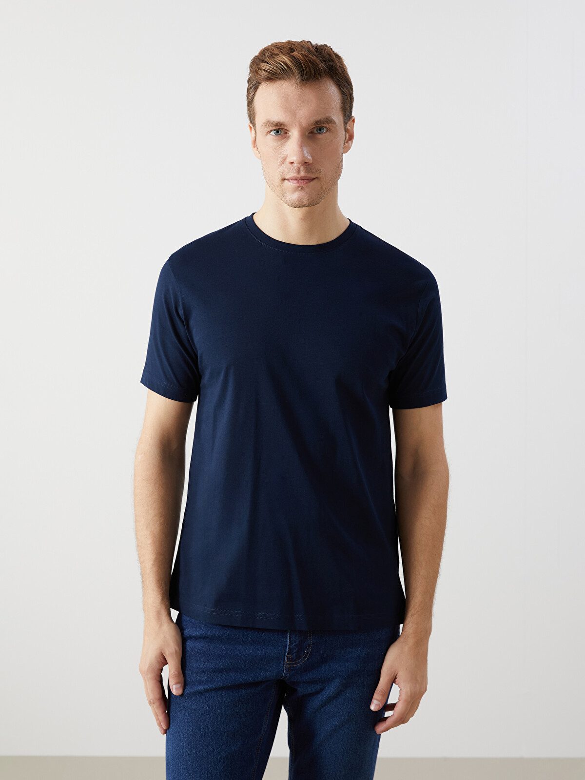LCWAIKIKI Basic Crew Neck Jersey Men's T-Shirt