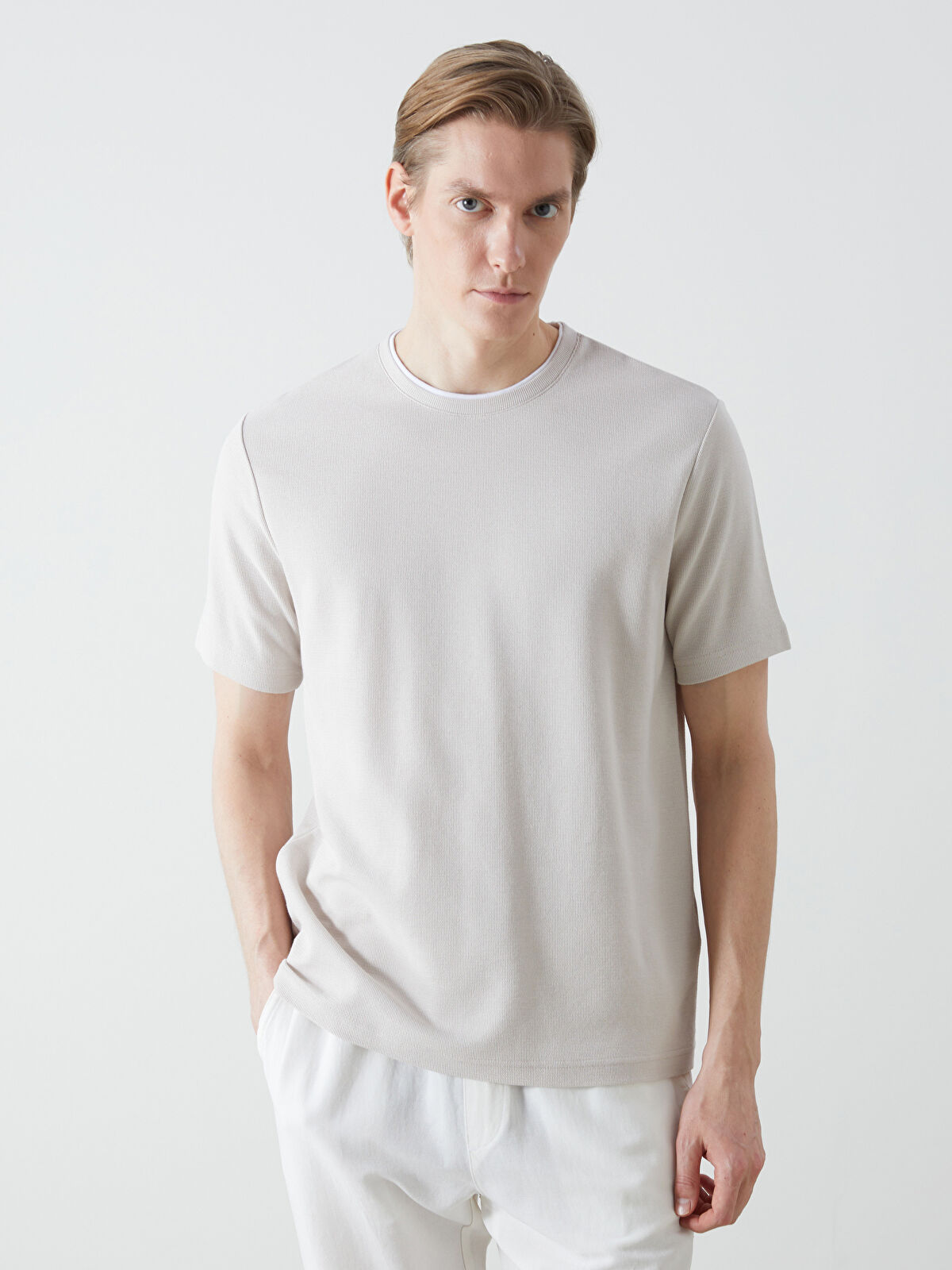 LCWAIKIKI Classic Crew Neck Short Sleeve Men's T-Shirt -S50840Z8