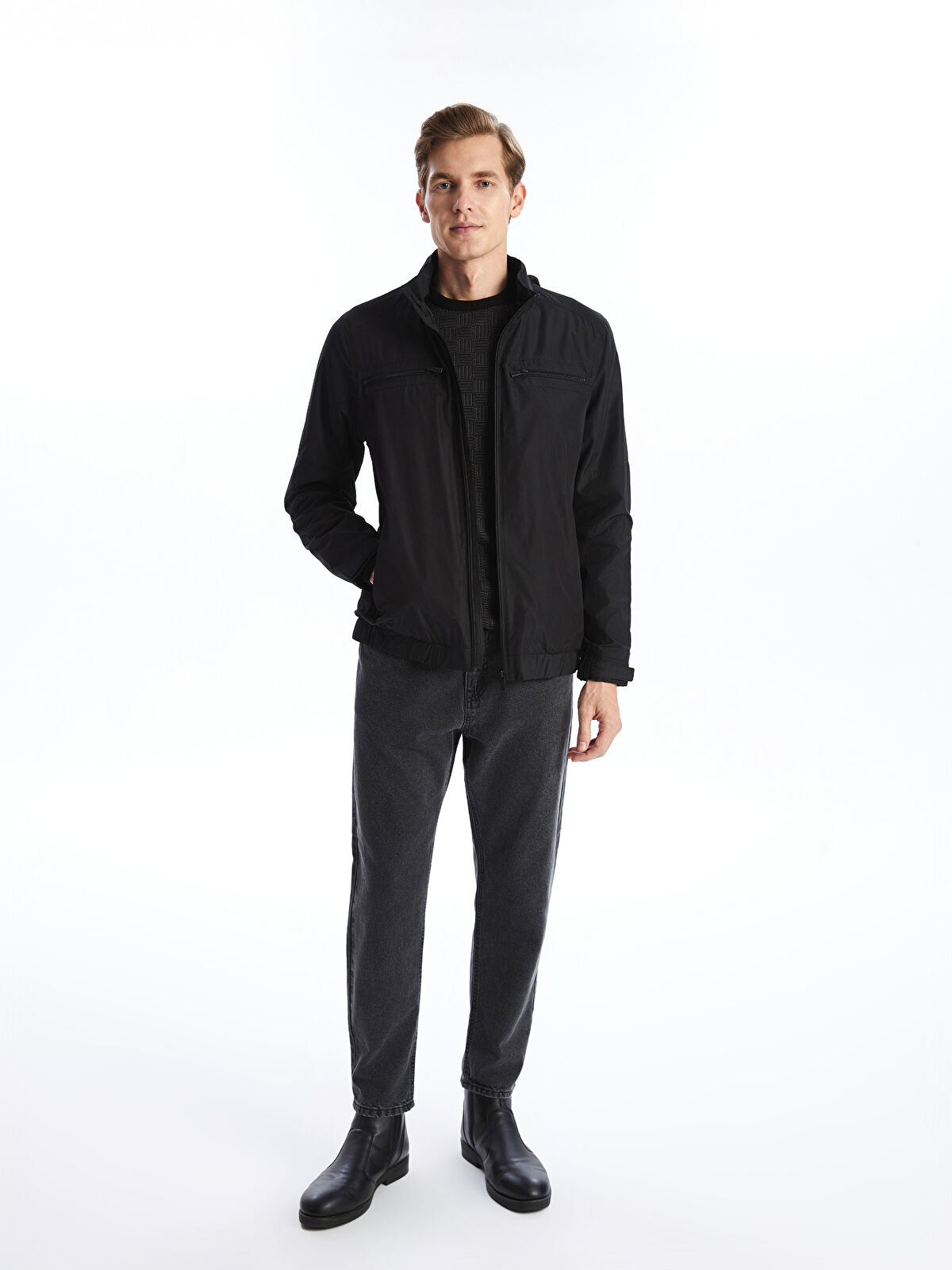 エンフォルド FLAT-COLLAR SILHOUETTE COAT ENFOLD FLAT-COLLAR SILHOUETTE COAT