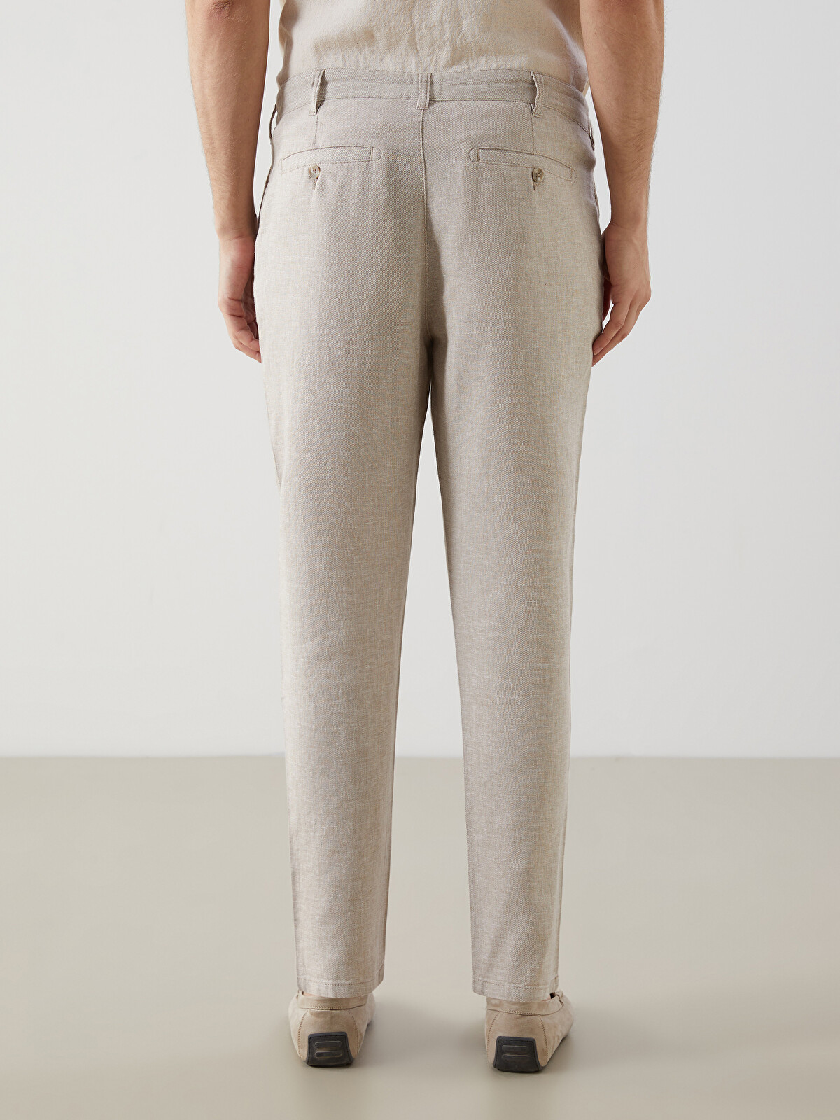 LCWAIKIKI Classic Man Beige Chino Trousers - S51104Z8-SXU | LC Waikiki