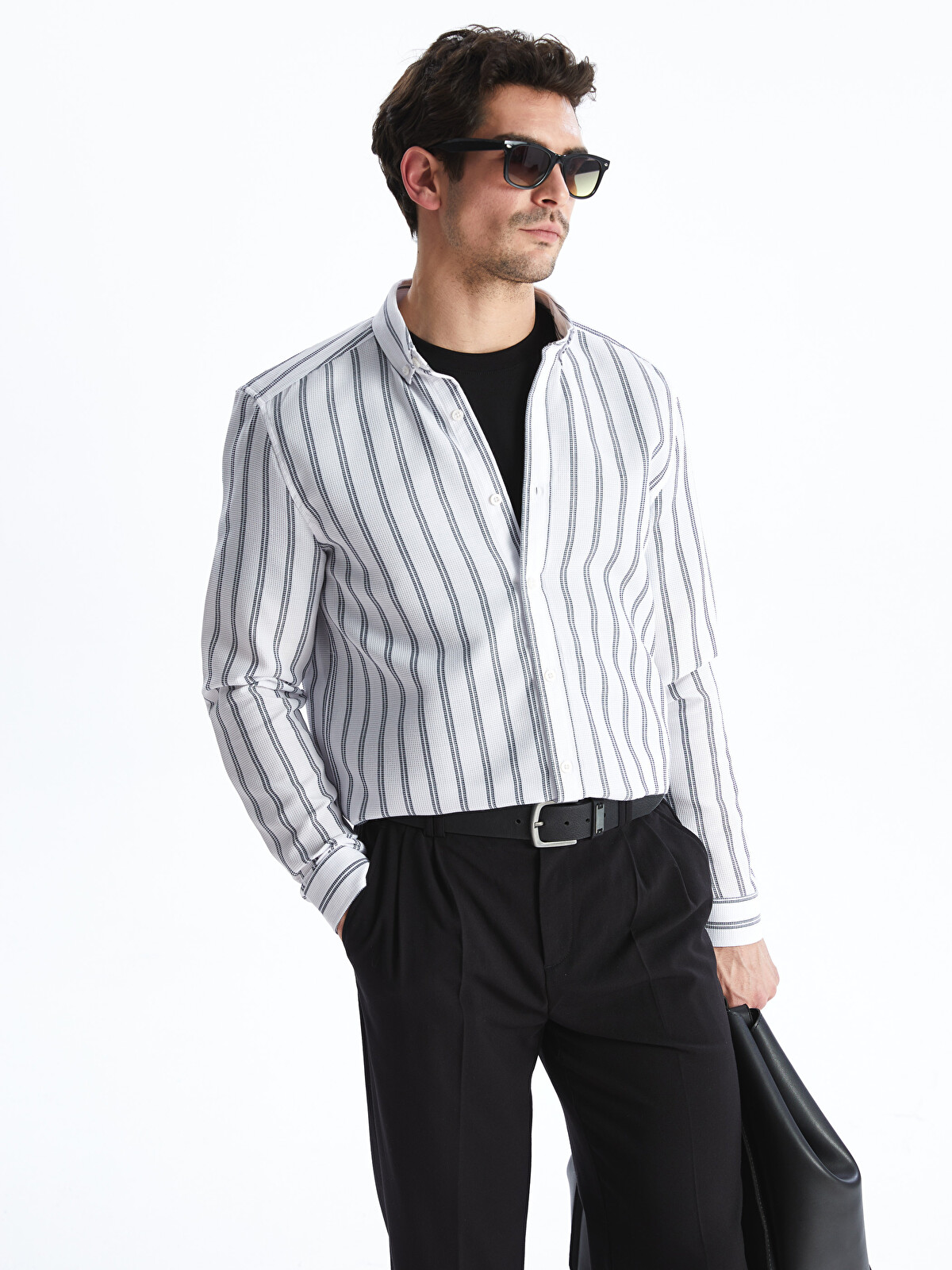 j*j様 SOHO Slimane180 希少　オークション LCW Vision Jachetă Cămașă Plisată pentru Bărbați - S51645Z8-LJX