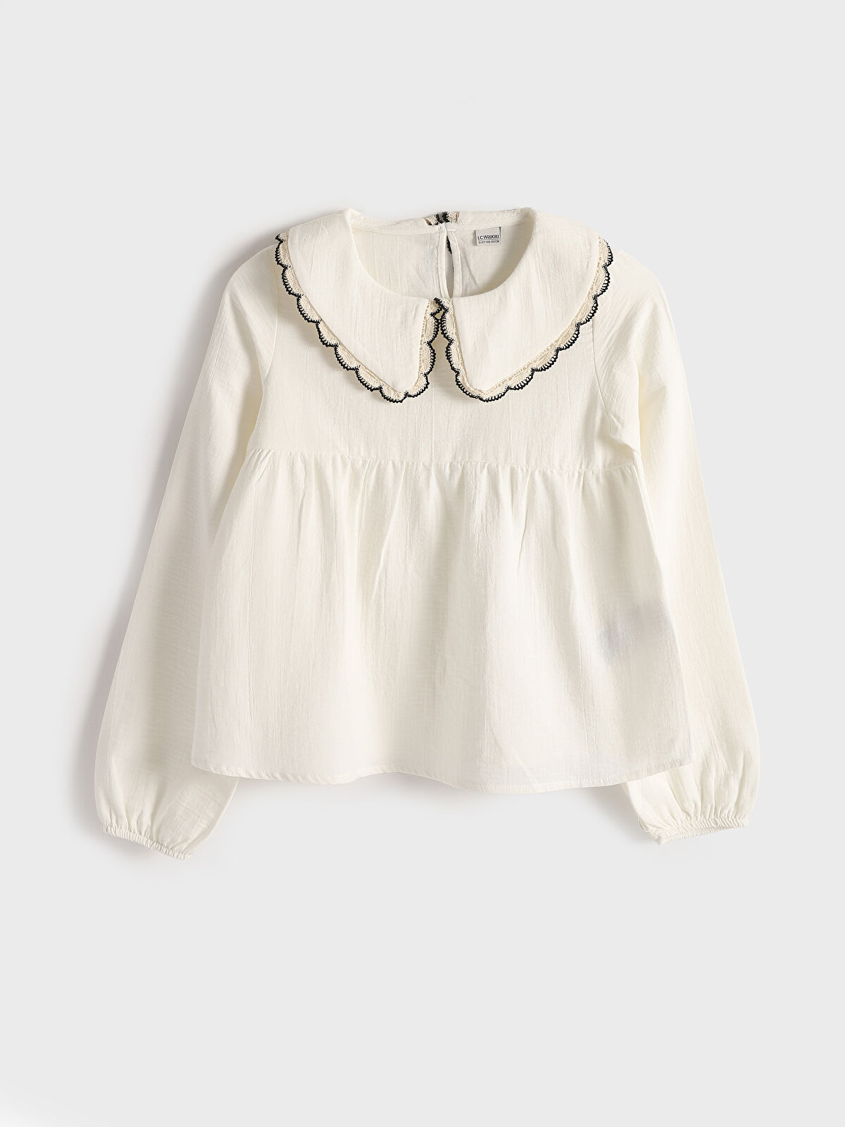 LCW Kids Peter Pan Collar Girl'S Blouse -S51819Z4-R9J - LC