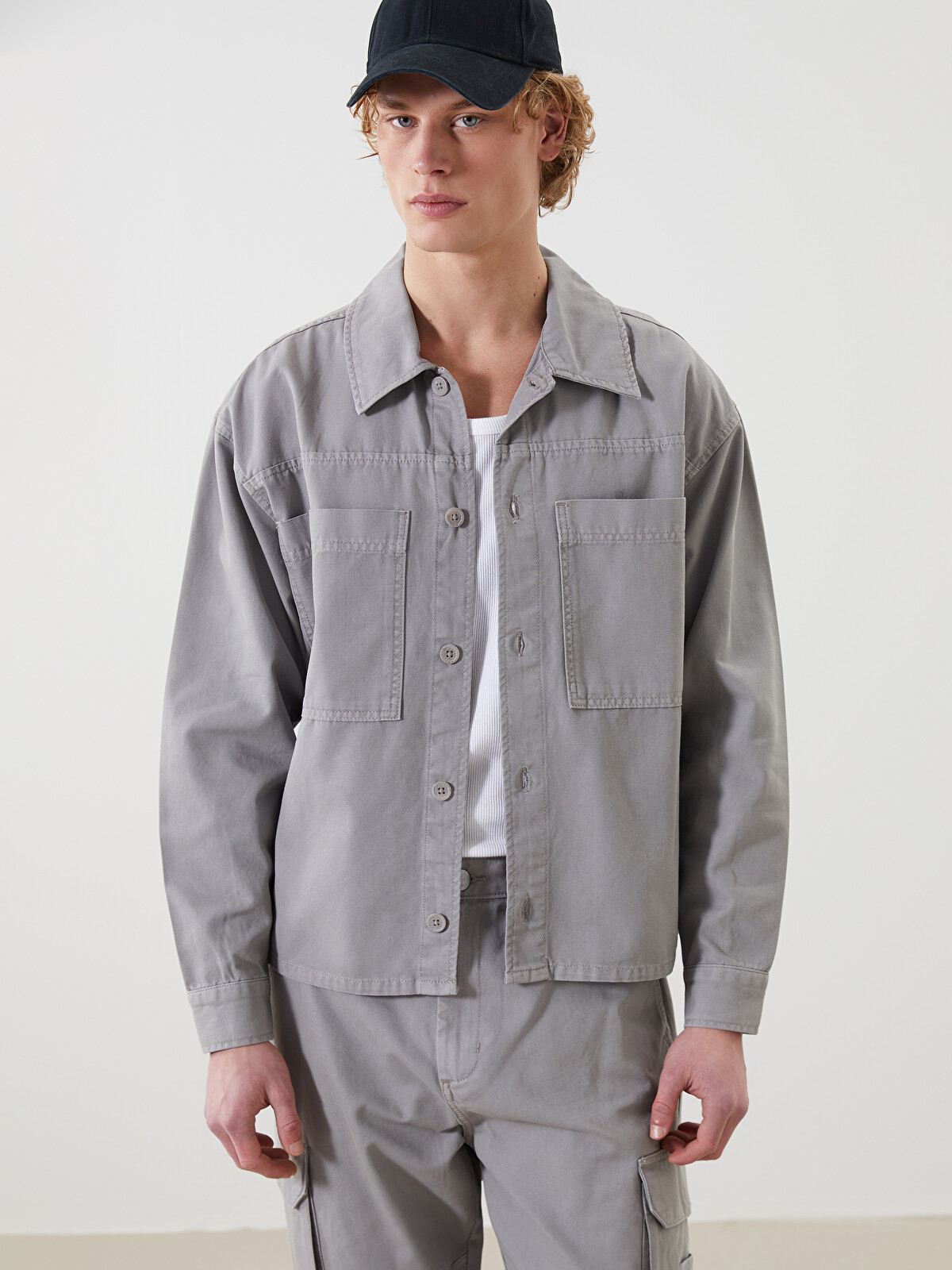 XSIDE Relaxed Fit Oxford Pocket Men's Shirt - S51851Z8-V1G | LC