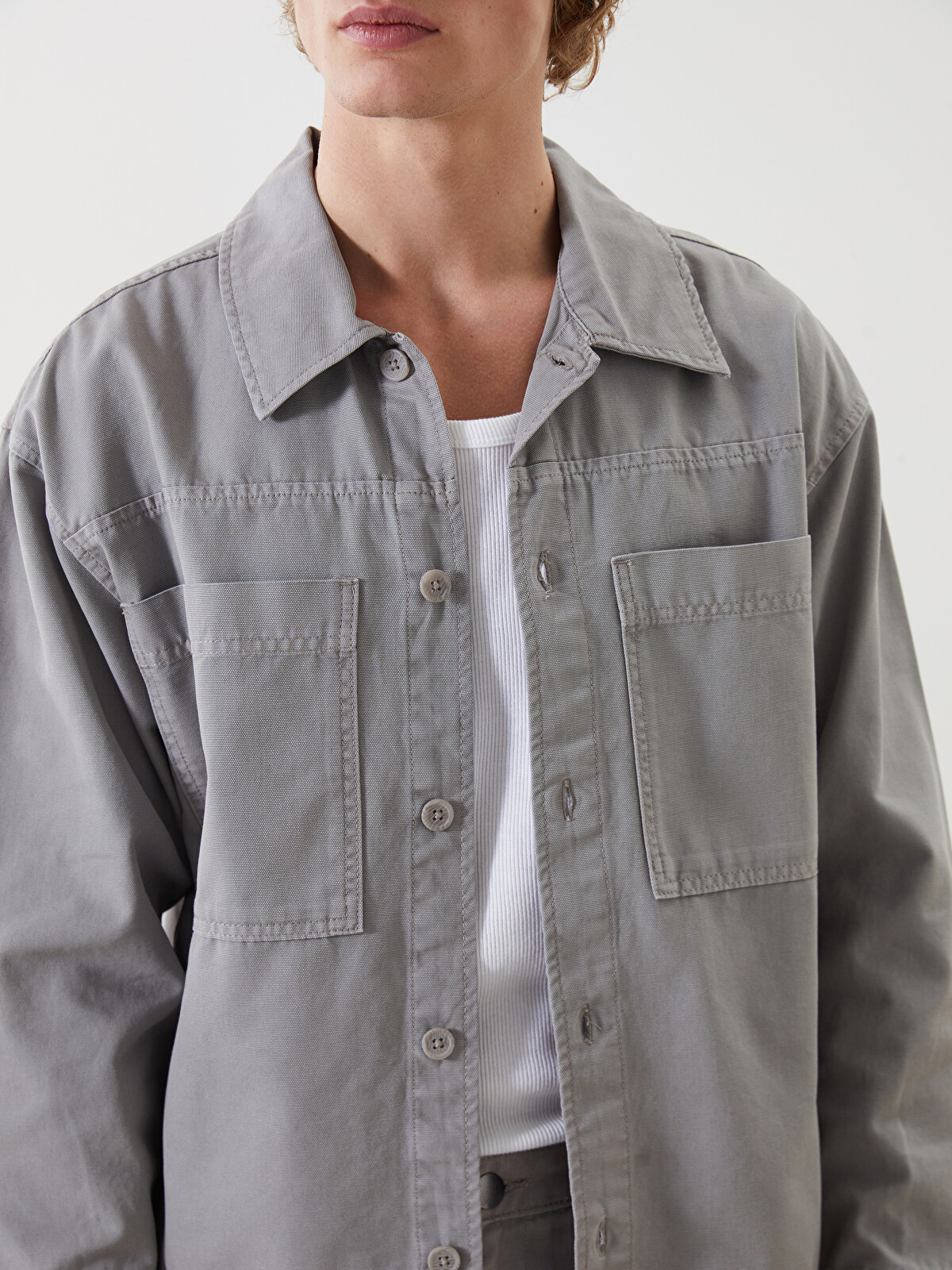 XSIDE Relaxed Fit Oxford Pocket Men's Shirt - S51851Z8-V1G | LC