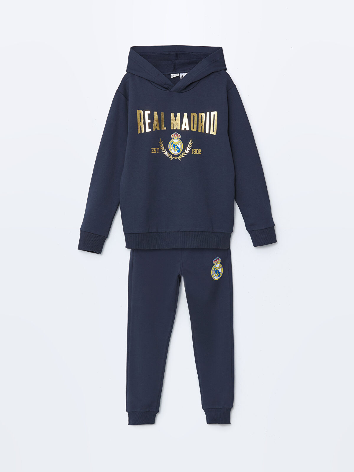 記念グッズ #2 FC Barcelona-Real Madrid LCW Kids Спортивный костюм Реал Мадрид с капюшоном и принтом для