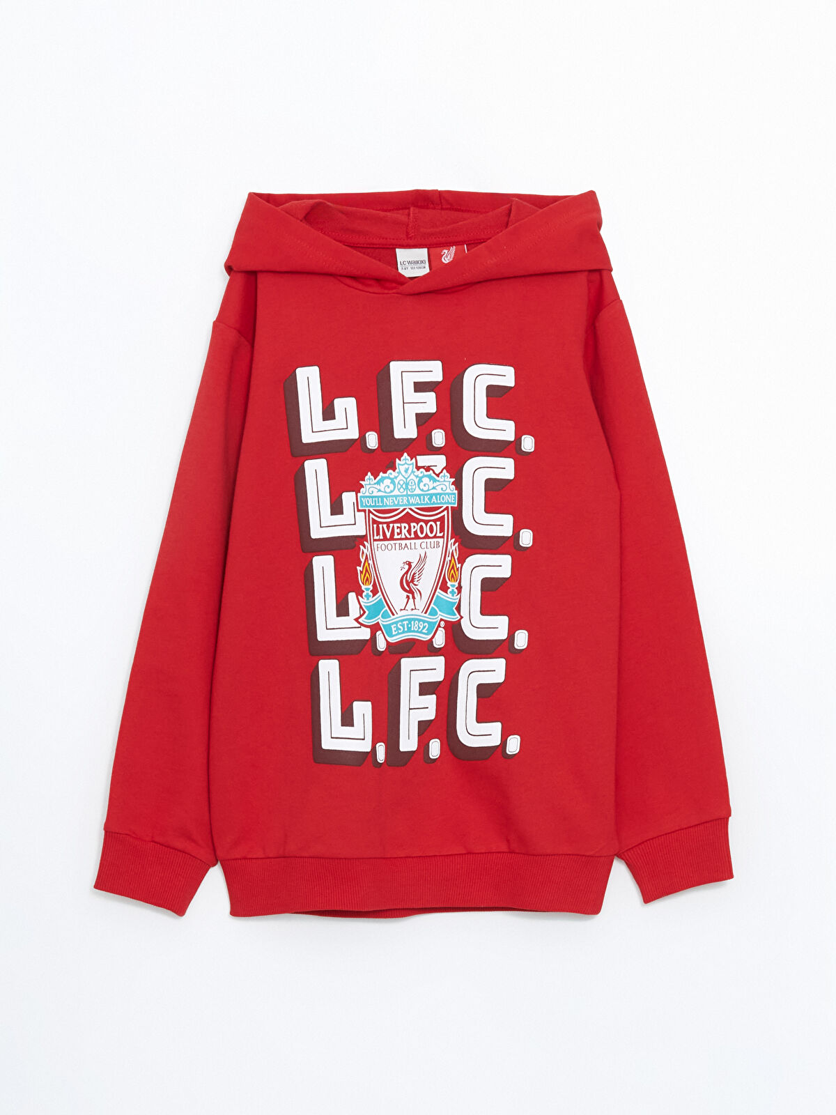 LCW Kids Kapüşonlu Liverpool Baskılı Erkek Çocuk Sweatshirt