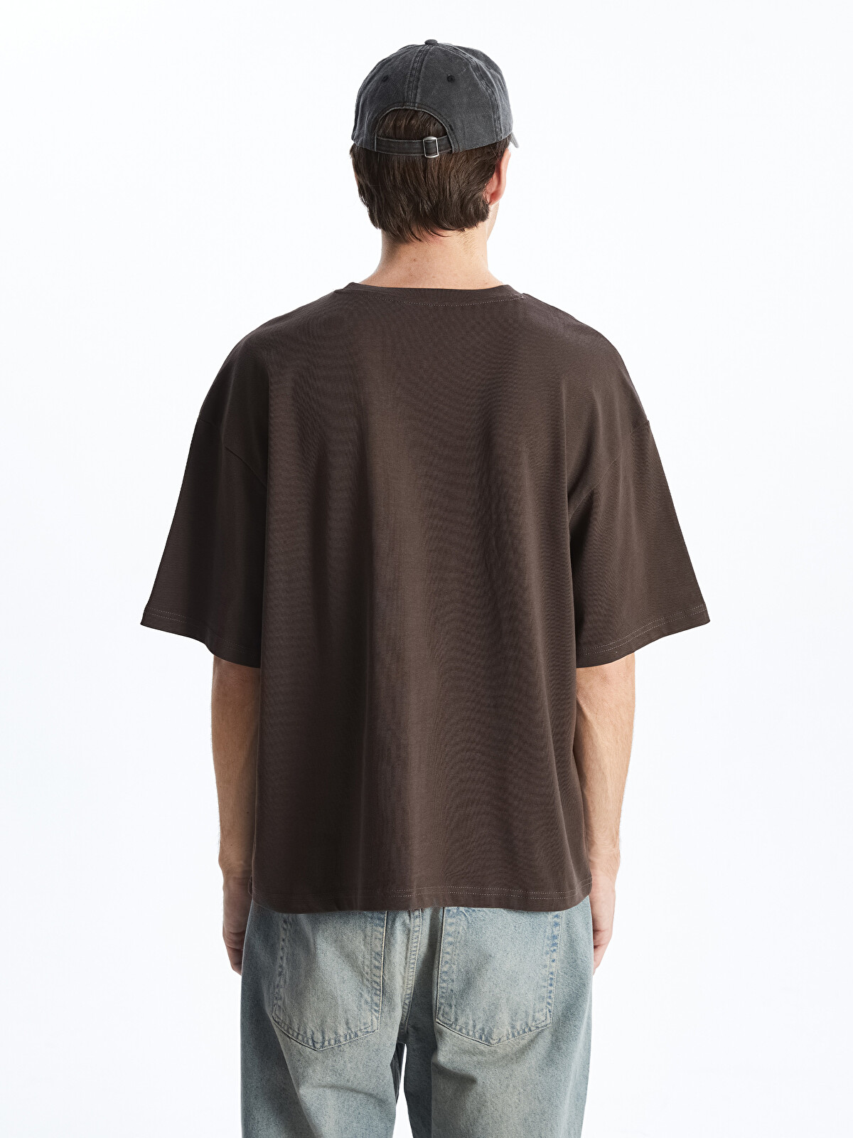XSIDE Crew Neck Jersey Men's T-shirt - S52607Z8-ZD8 | LC Waikiki