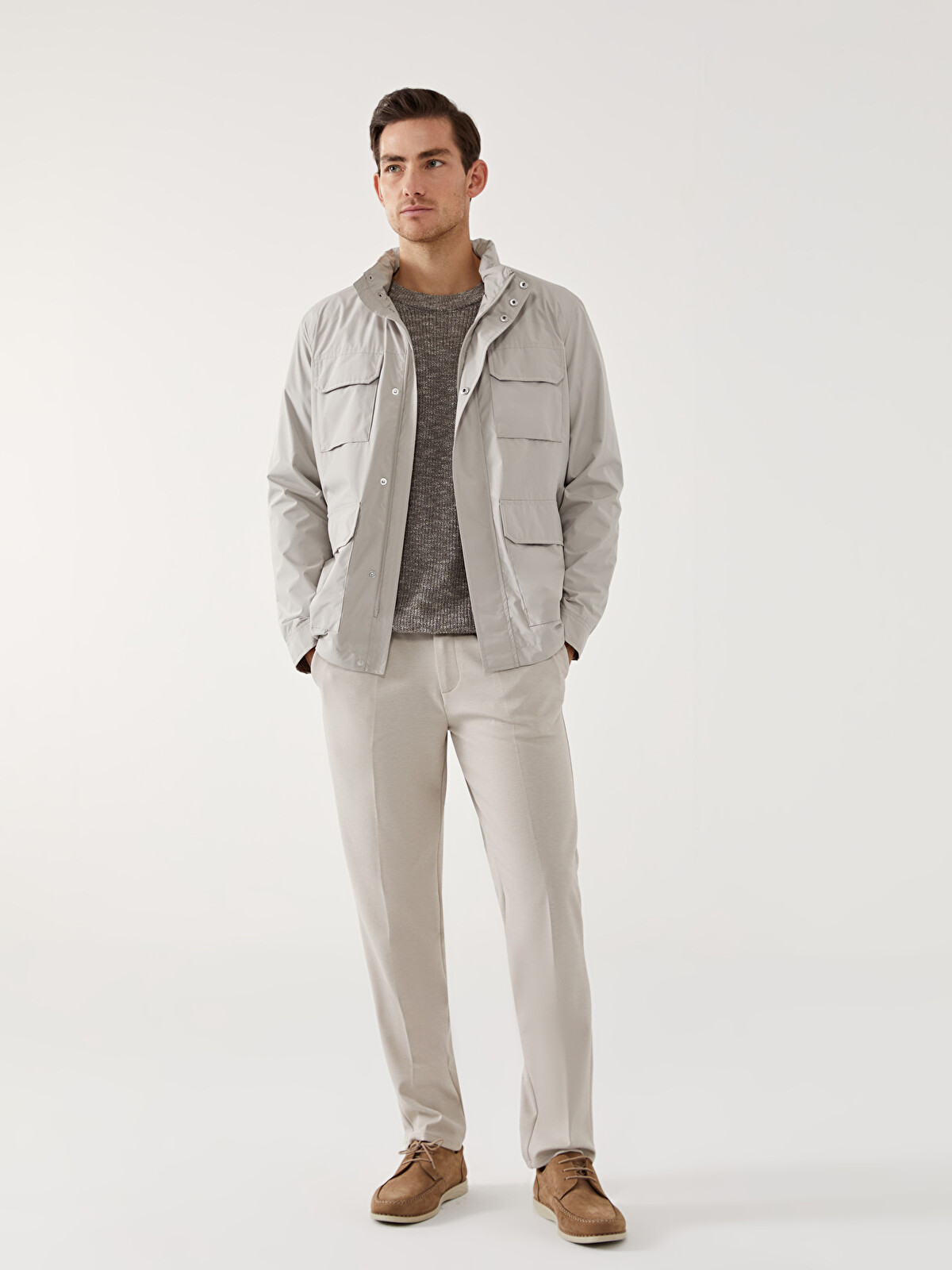 SOUTHBLUE Standard Fit Hooded Men's Coat - S52640Z8-S0L | LC Waikiki