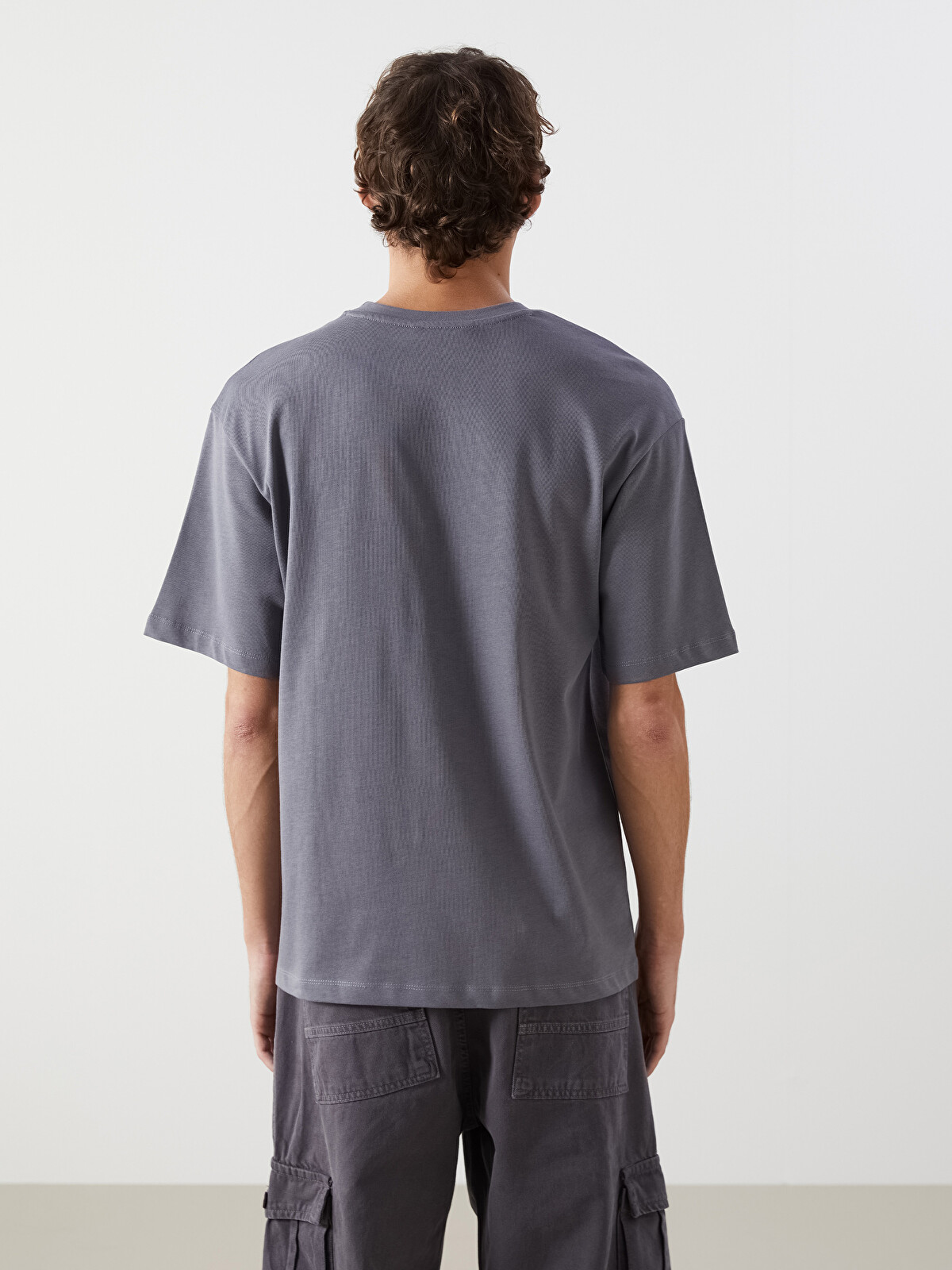 XSIDE Crew Neck Jersey Men's T-Shirt - S52693Z8-VYK - LC Waikiki