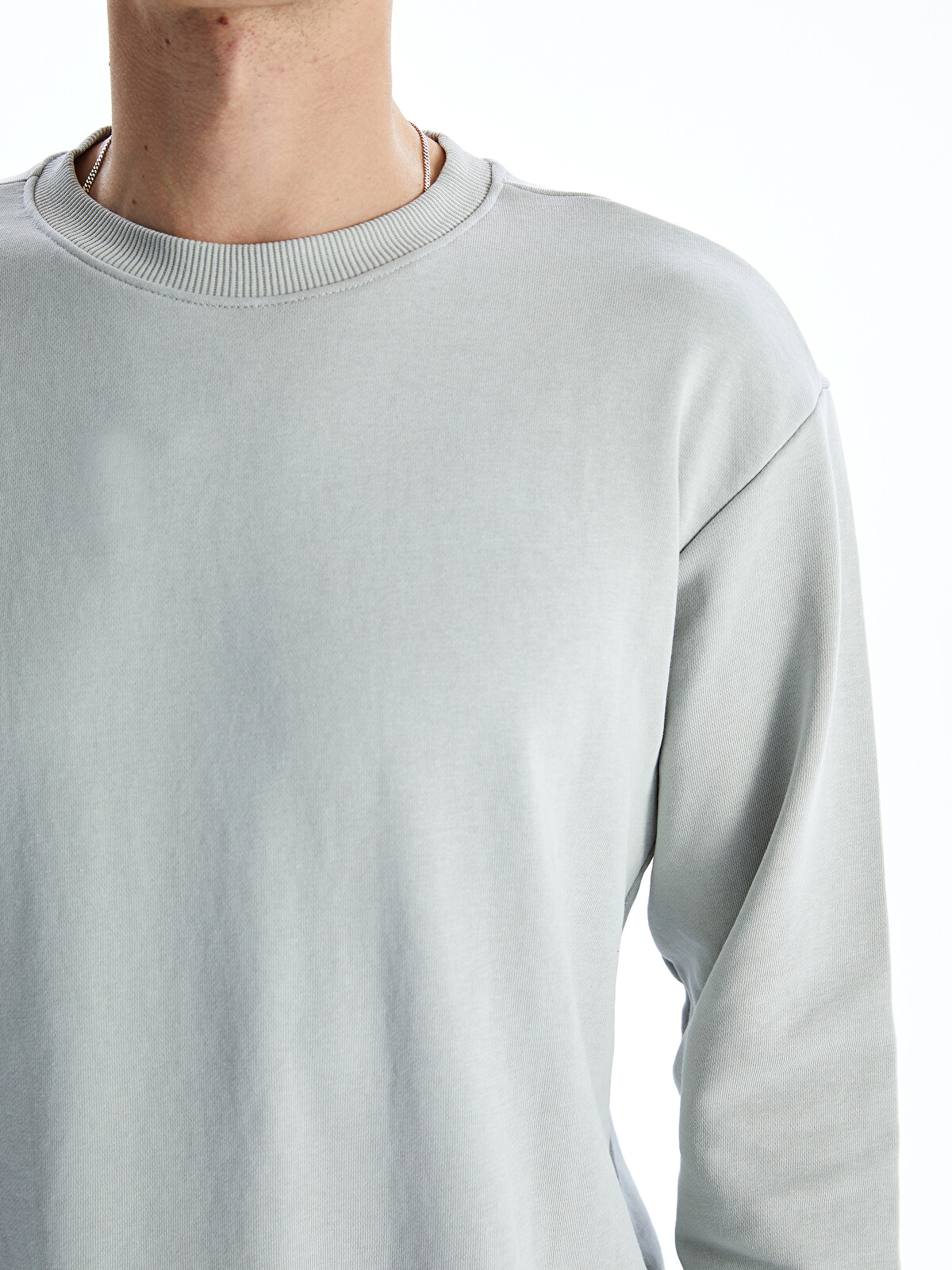 XSIDE Crew Neck Long Sleeve Men's Sweatshirt - S52715Z8-VK7 | LC