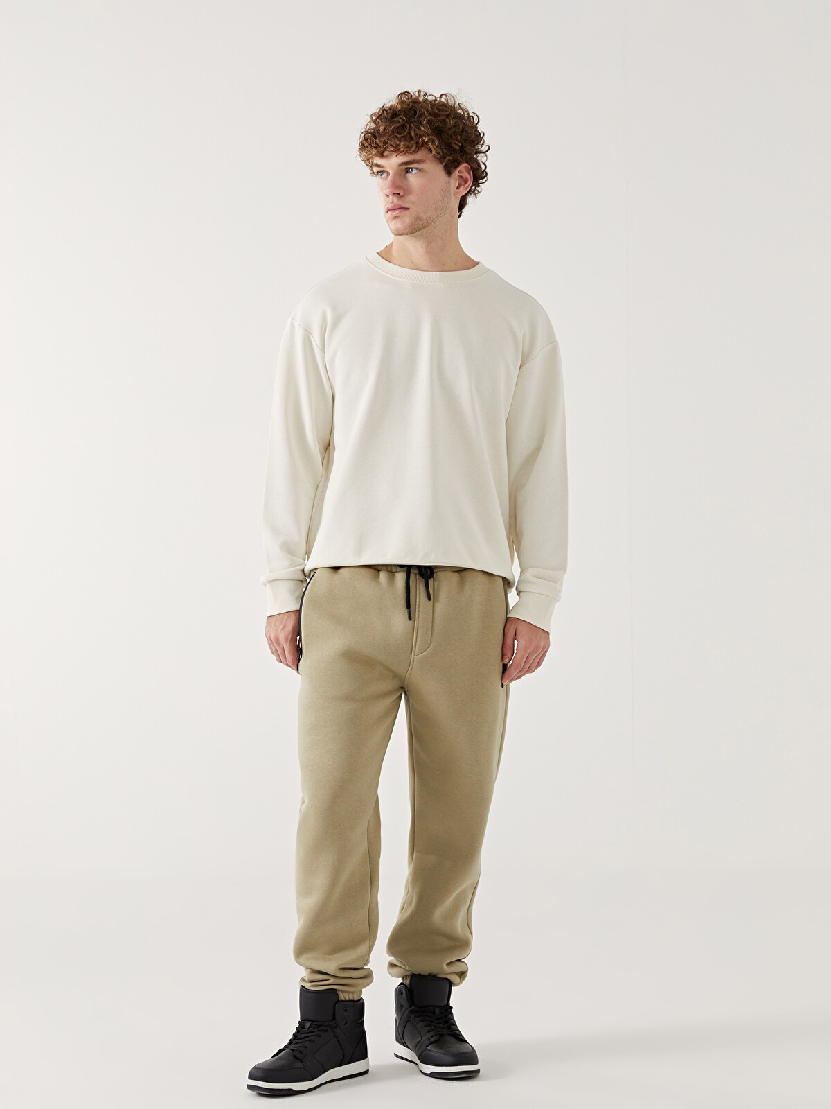 XSIDE Bisiklet Yaka Uzun Kollu Erkek Sweatshirt - S52715Z8-VKK